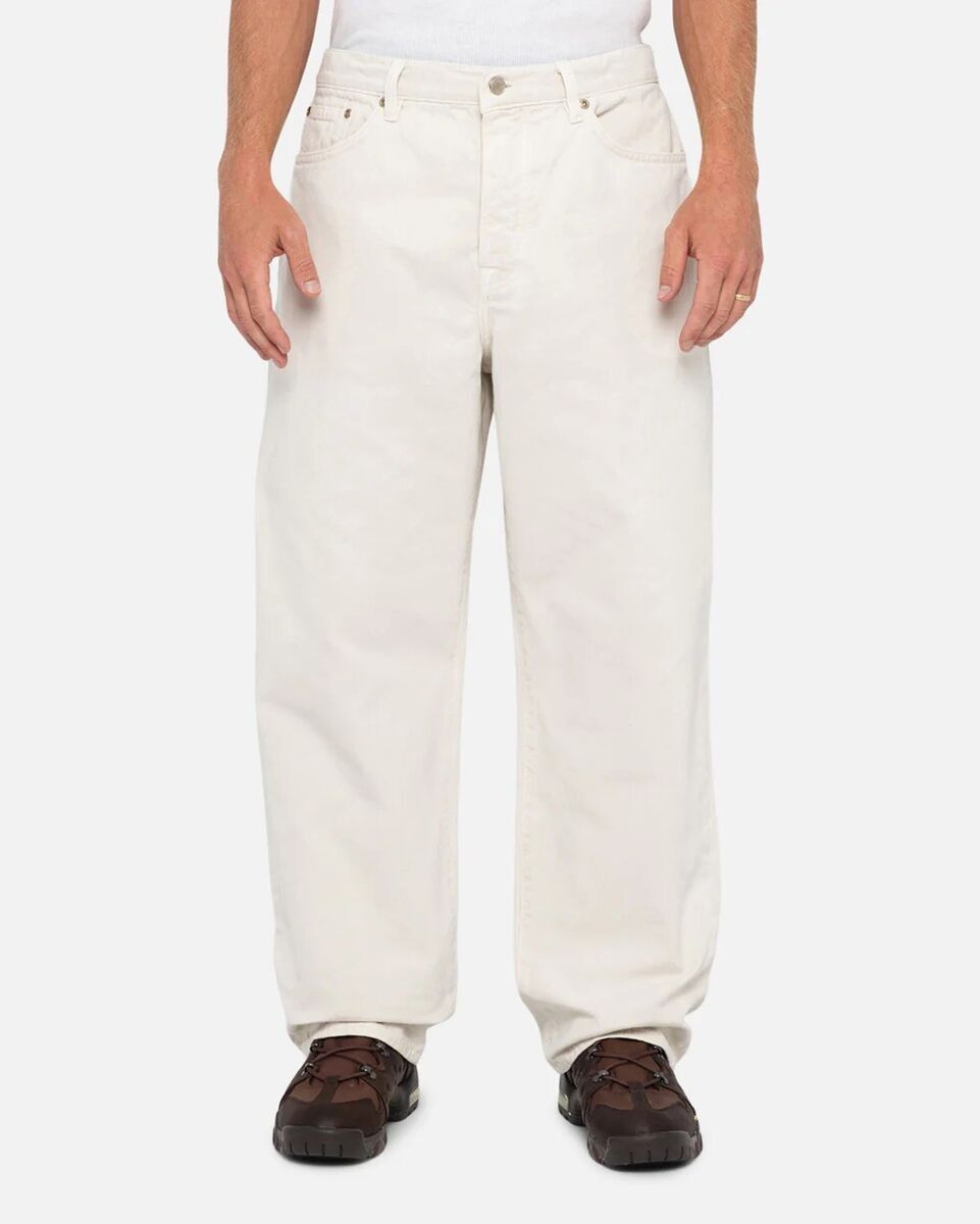 Stussy × Vintage Stussy Big Ol Jean Size 29 White Size US 29 - 2 Thumbnail