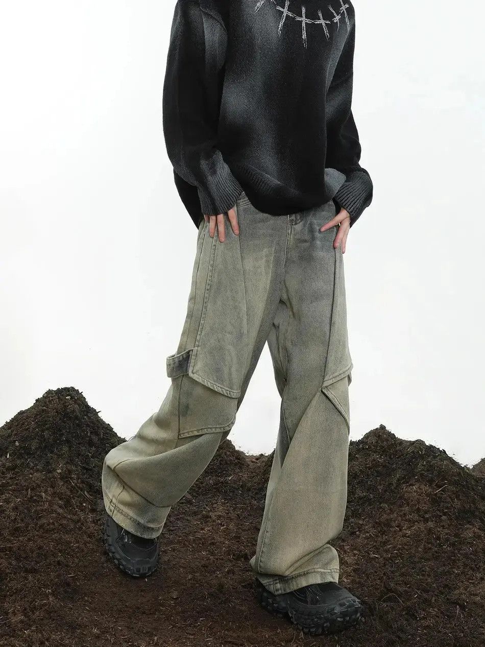 Japanese Brand Opium Baggy Denim Jeans y2k Size US 30 / EU 46 - 4 Thumbnail