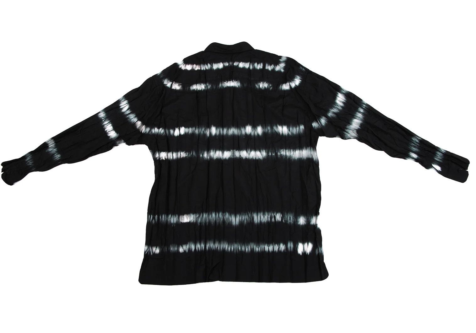 Issey Miyake Tie-Dye Pleated Shirt in Black, Blue, and White Size US S / EU 44-46 / 1 - 10 Thumbnail