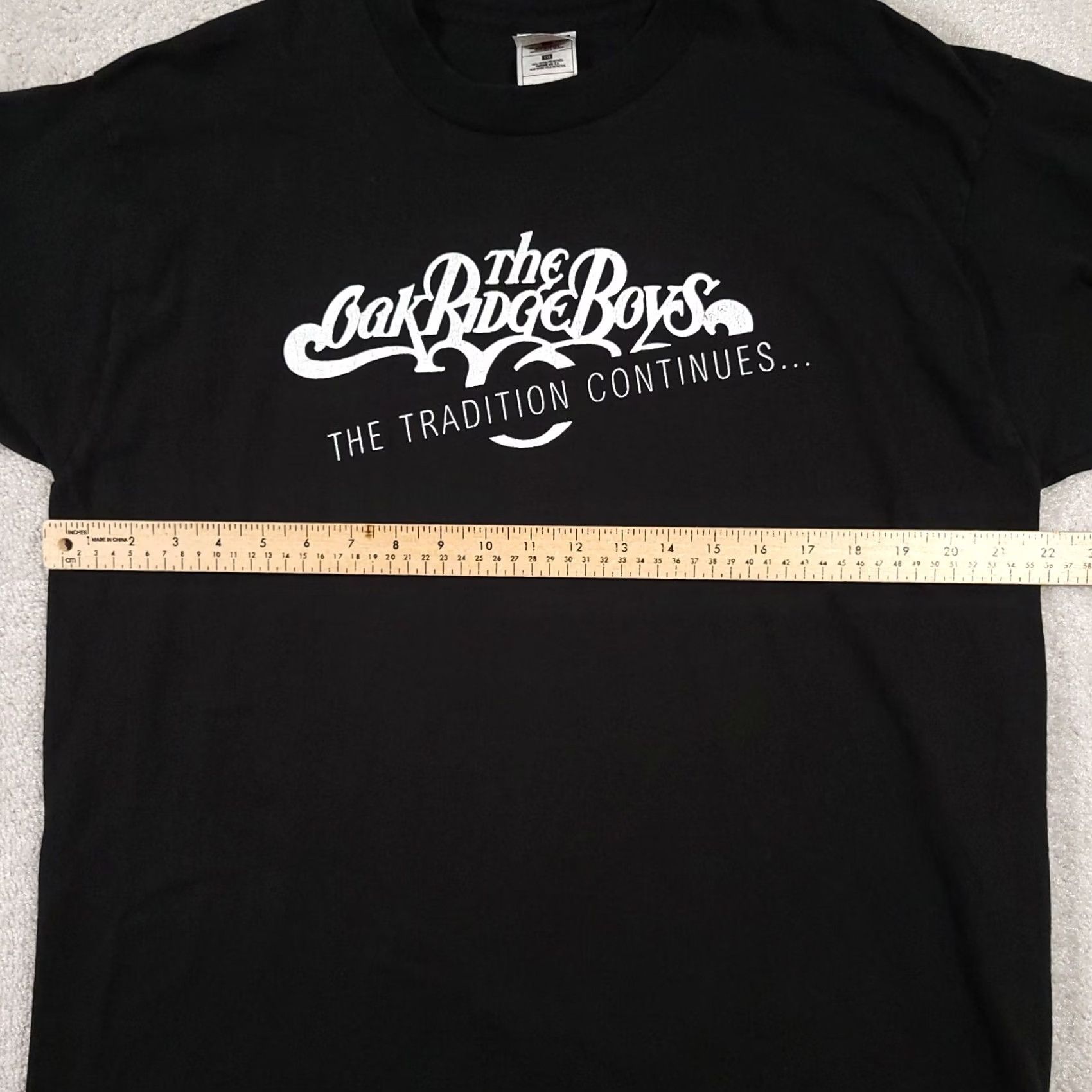 Fruit Of The Loom Vintage Oak Ridge Boys Shirt Mens Xl Black Graphic T Made in USA Size US XL / EU 56 / 4 - 4 Thumbnail