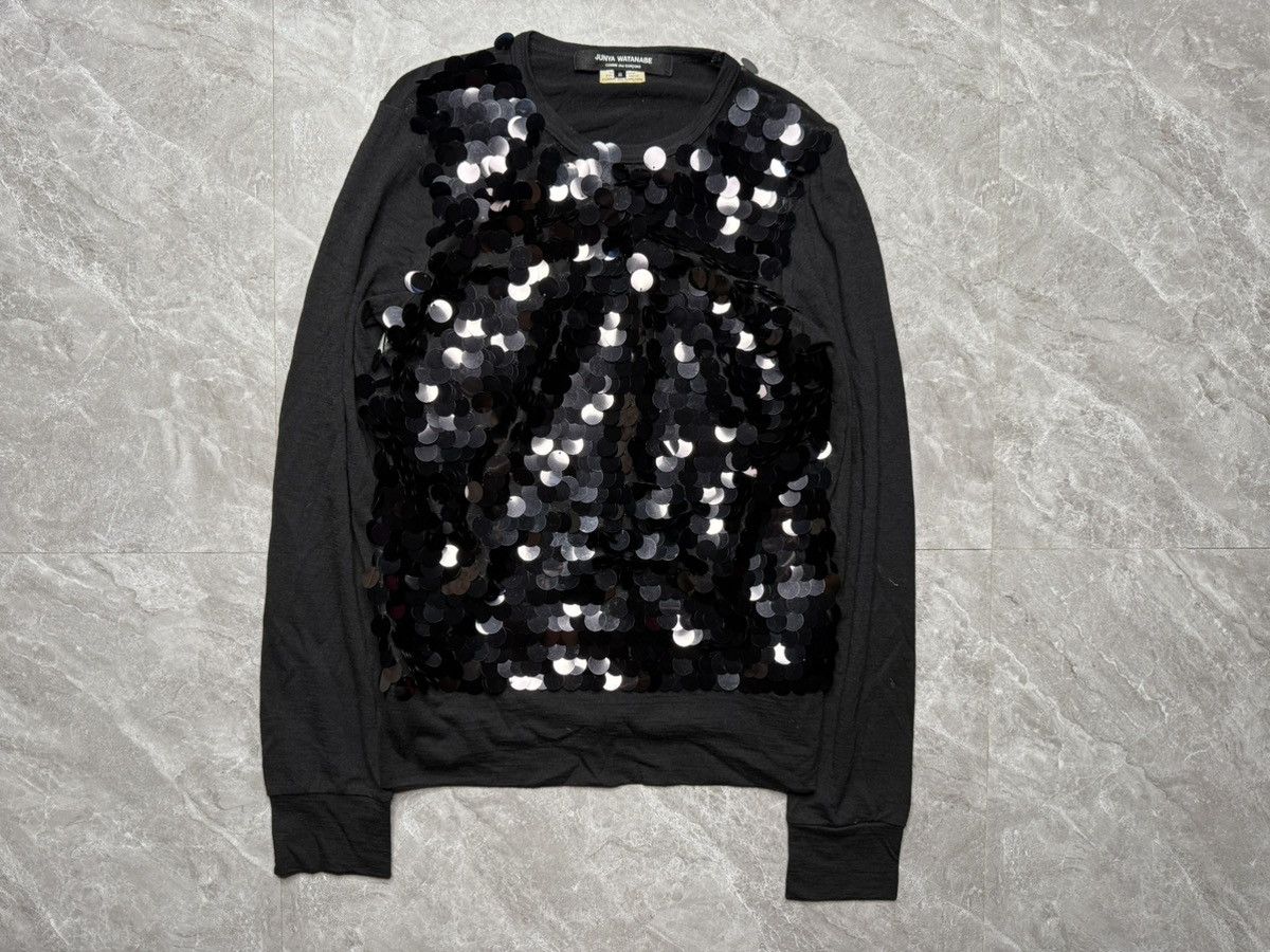 Junya Watanabe Junya Watanabe Wool Mesh Sequin Attached Sweatshirt Size US S / EU 44-46 / 1 - 1 Thumbnail