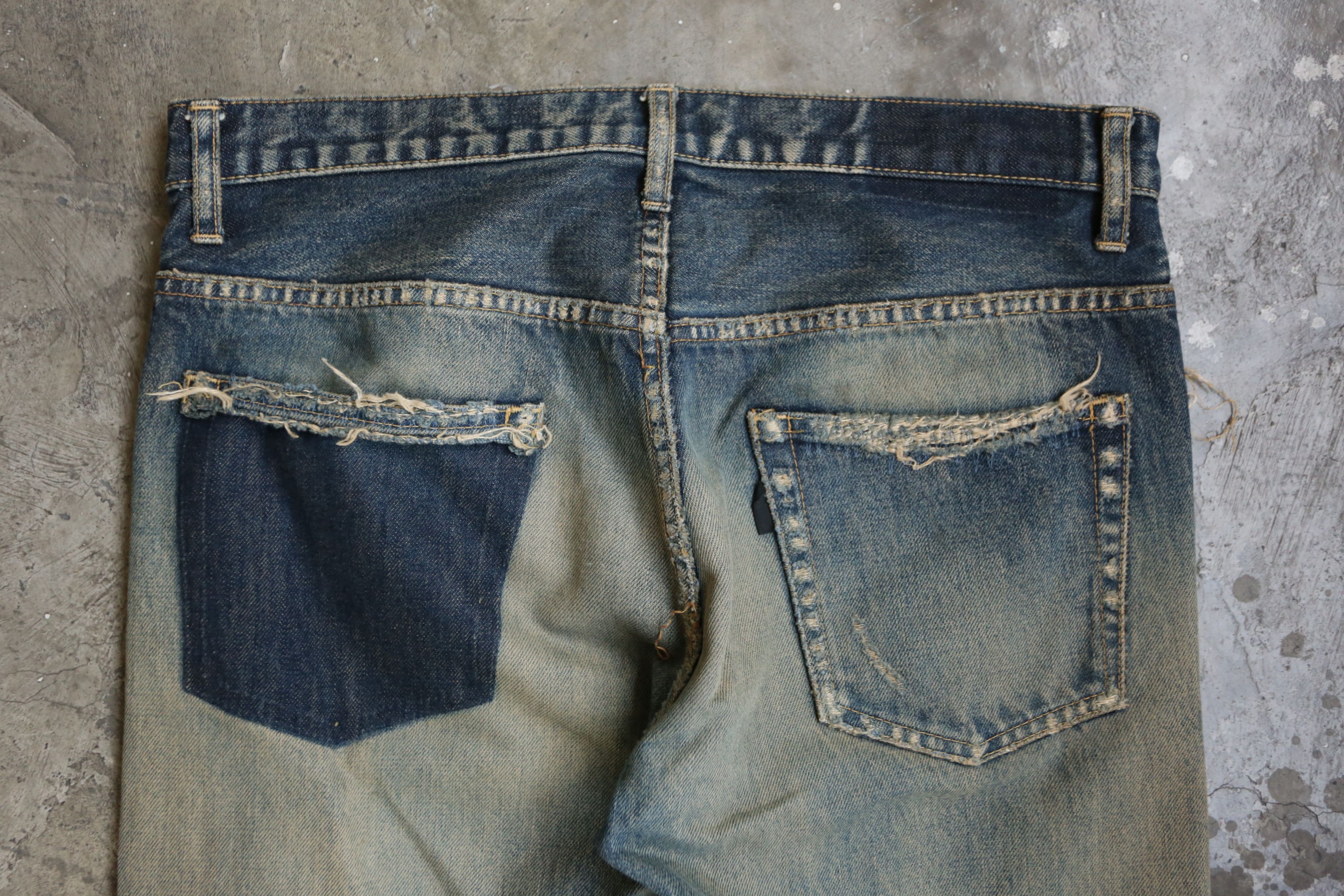 Undercover Undercover - S/S 10 - 68 Blue Yarn Denim Jean Size US 30 / EU 46 - 3 Thumbnail
