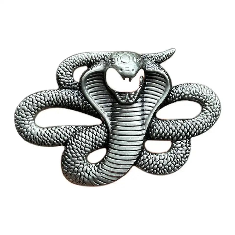 Vintage Belt Buckle for Western Cowboys Snake Brand Designer Plaque Size ONE SIZE - 1 Thumbnail