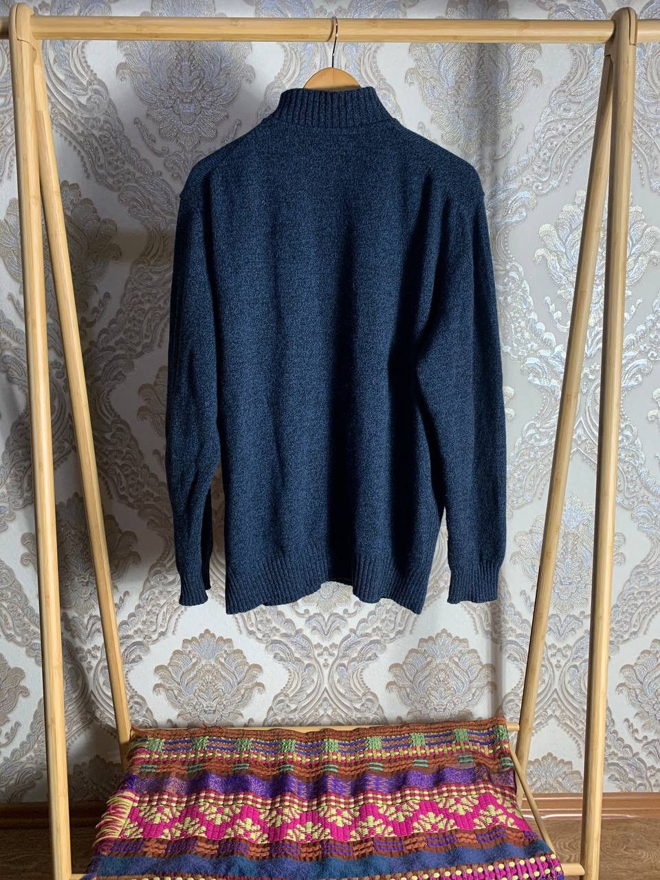 Barbour × Vintage VERY RARE BARBOUR 1/3 ZIP SWEATER KNIT ENGLAND STYLE Y2K 90s Size US XL / EU 56 / 4 - 6 Thumbnail