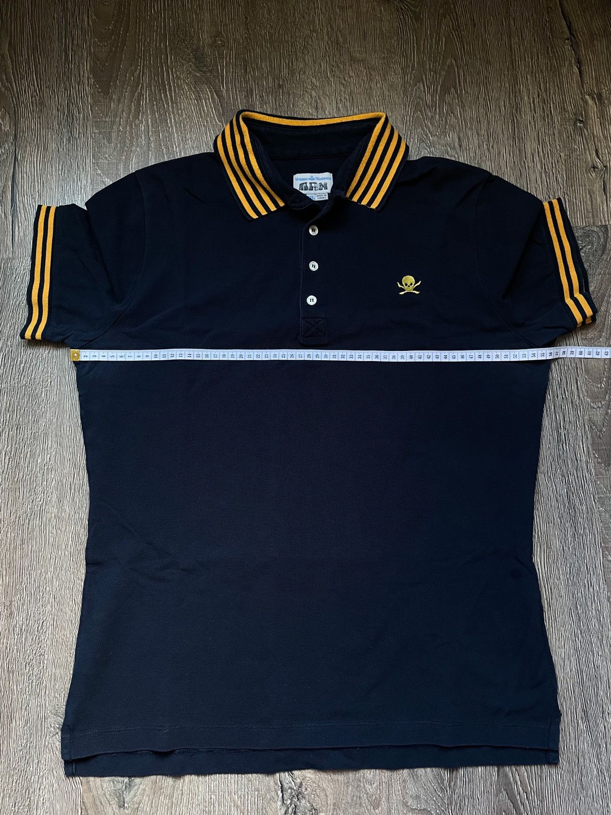 Vivienne Westwood Vintage Vivienne Westwood skull embroidered logo polo shirt Size US XL / EU 56 / 4 - 9 Thumbnail