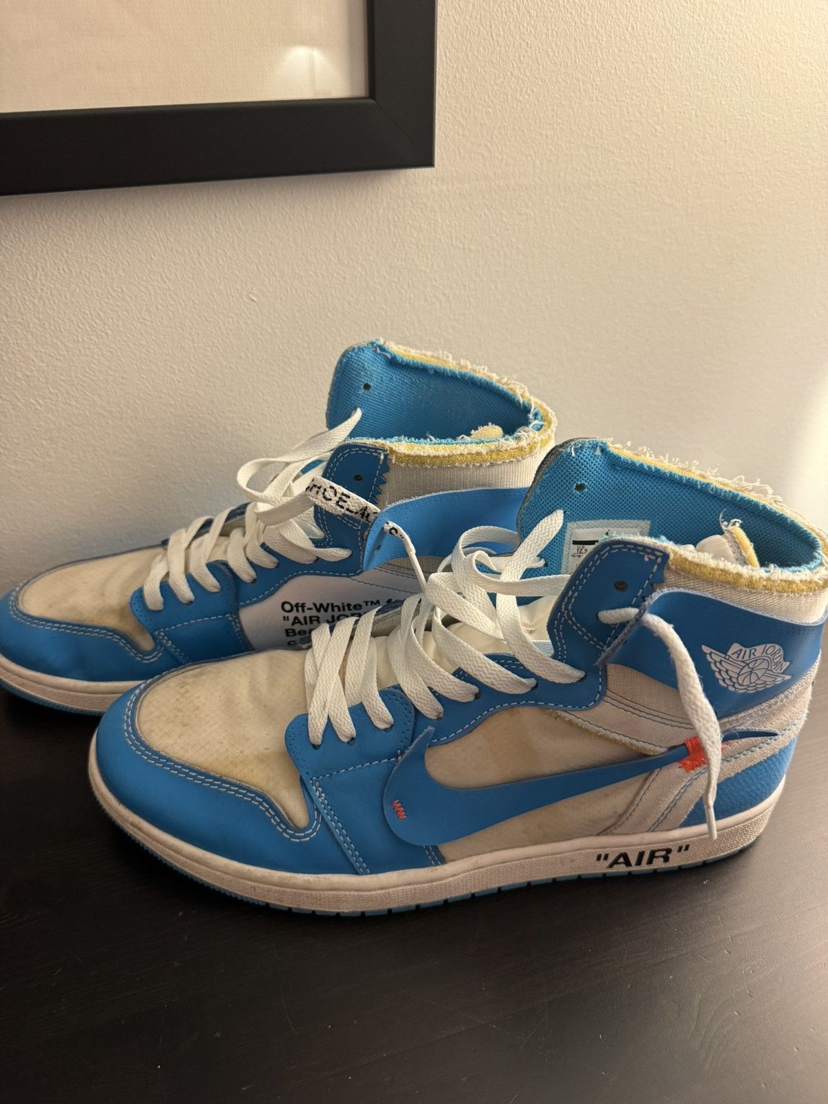 Nike × Off-White Nike Off white Jordan 1 Size US 12.5 / EU 45-46 - 12 Thumbnail