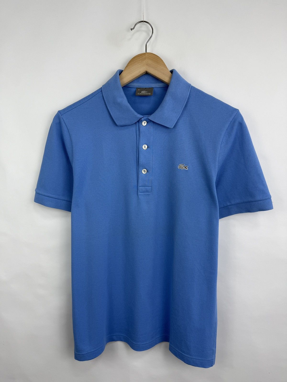 Lacoste 🇫🇷 Lacoste Limited Gray Crocodile Polo T-Shirt Made in France Size US M / EU 48-50 / 2 - 3 Thumbnail