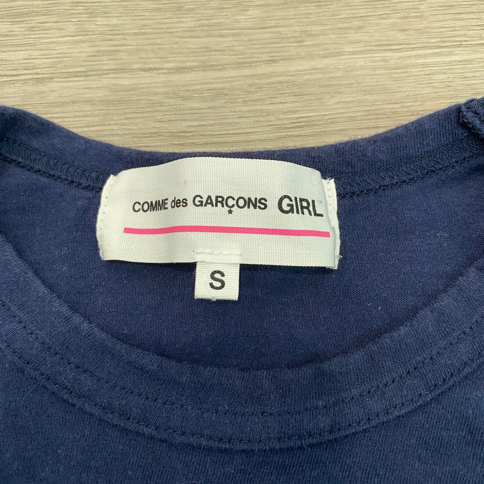 Comme des Garcons Girl Comme des Garcons Girl Girl Girl T Shirt Short Sleeve S Size S / US 4 / IT 40 - 4 Thumbnail
