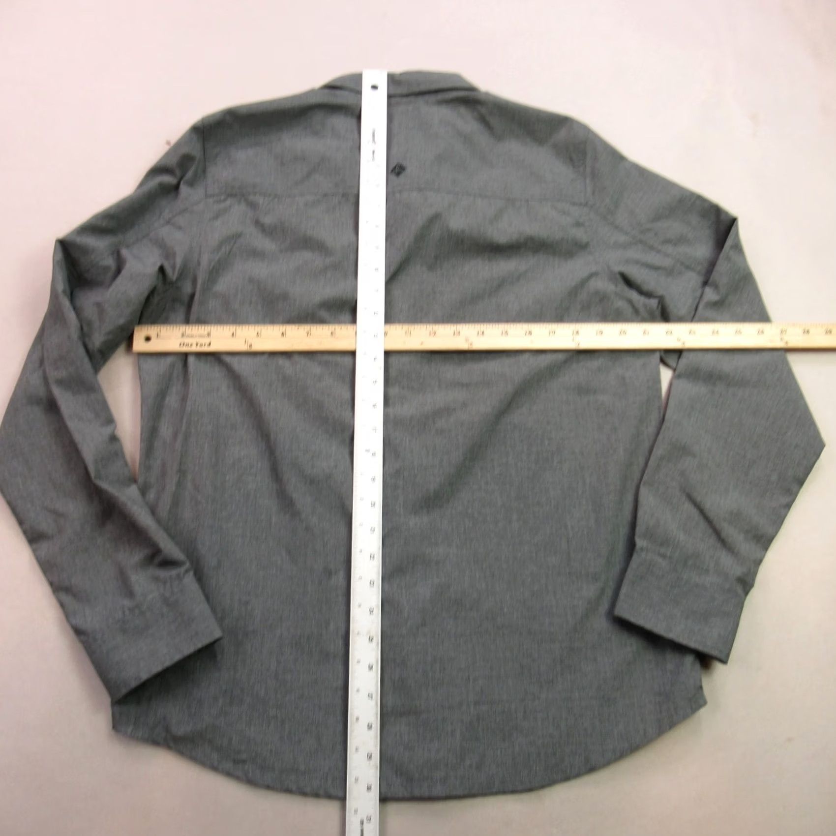 Prana prAna Shirt Mens Medium Long Sleeve Pockets Hiking Outdoors Button Front Gray Size US M / EU 48-50 / 2 - 6 Thumbnail