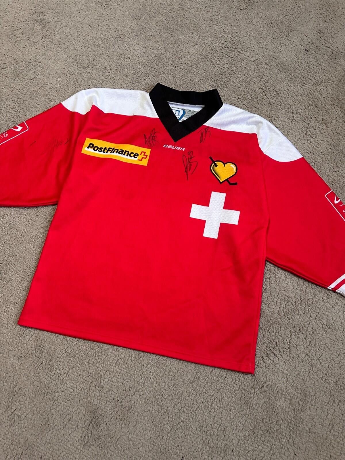 Other SWITZERLAND NATIONAL TEAM ICE HOCKEY SHIRT JERSEY Bauer Size US S / EU 44-46 / 1 - 2 Thumbnail