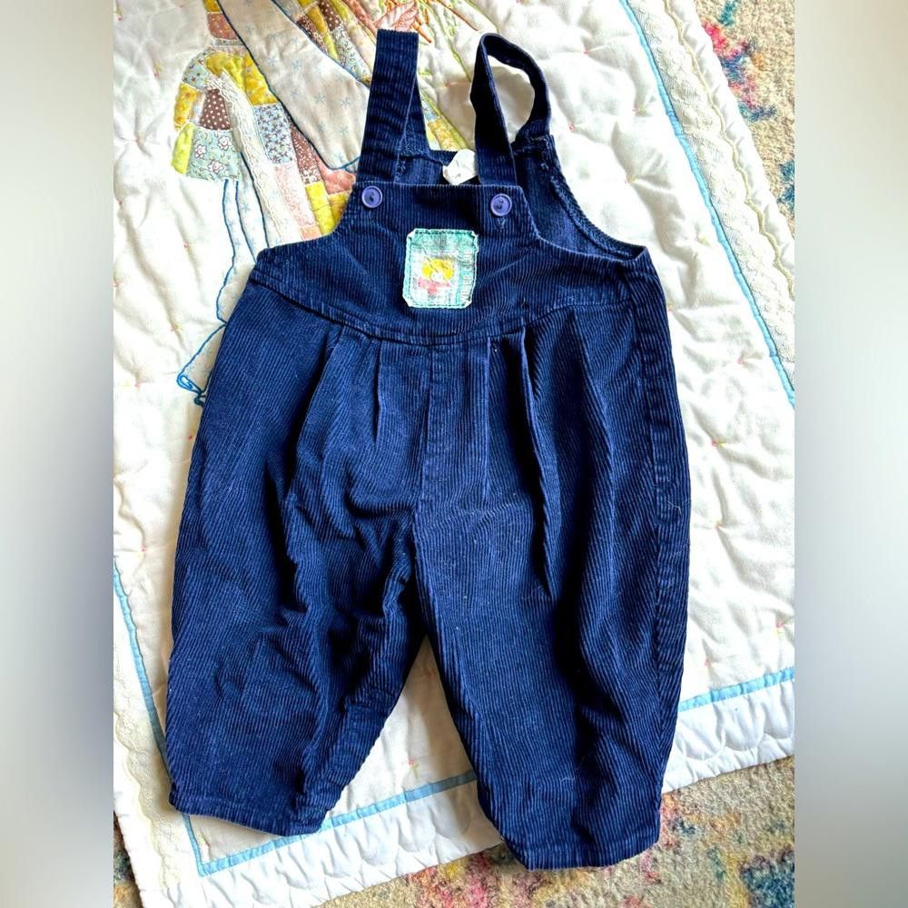 Designer Vintage Corduroy Overalls Size ONE SIZE - 1 Thumbnail