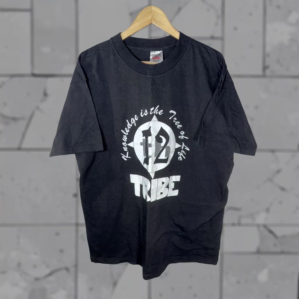 Alife VINTAGE 12th Tribe 144,000 Knowedge Is The Tree Of Life SINGLE STITCH T-Shirt Mens 2XL Black USA Mens Size US XXL / EU 58 / 5 - 1 Thumbnail