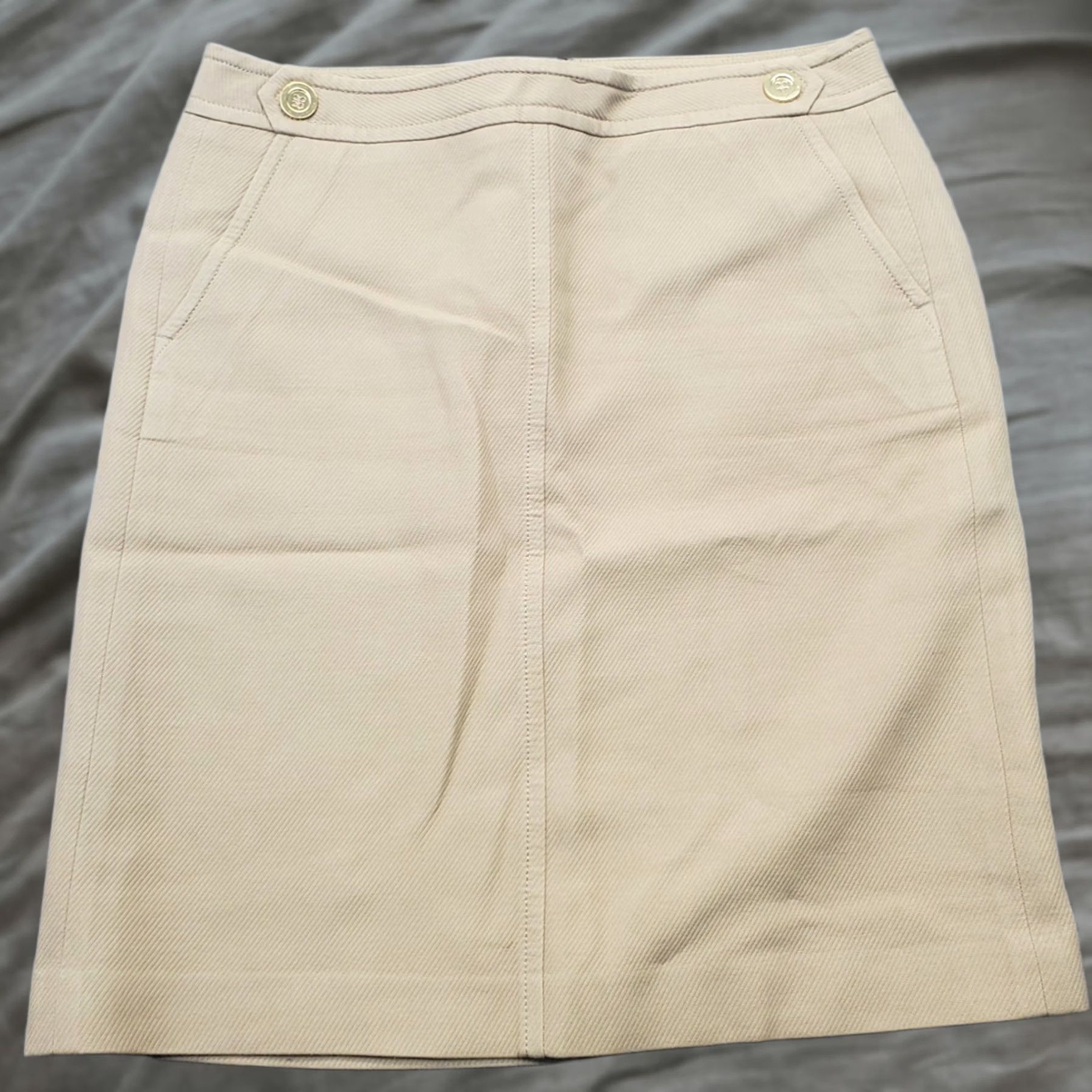 Talbots Talbots Skirt Womens Size 12 Brown Career Wear Straight & Pencil Button High Waist Size 34" / US 12 / IT 48 - 1 Thumbnail