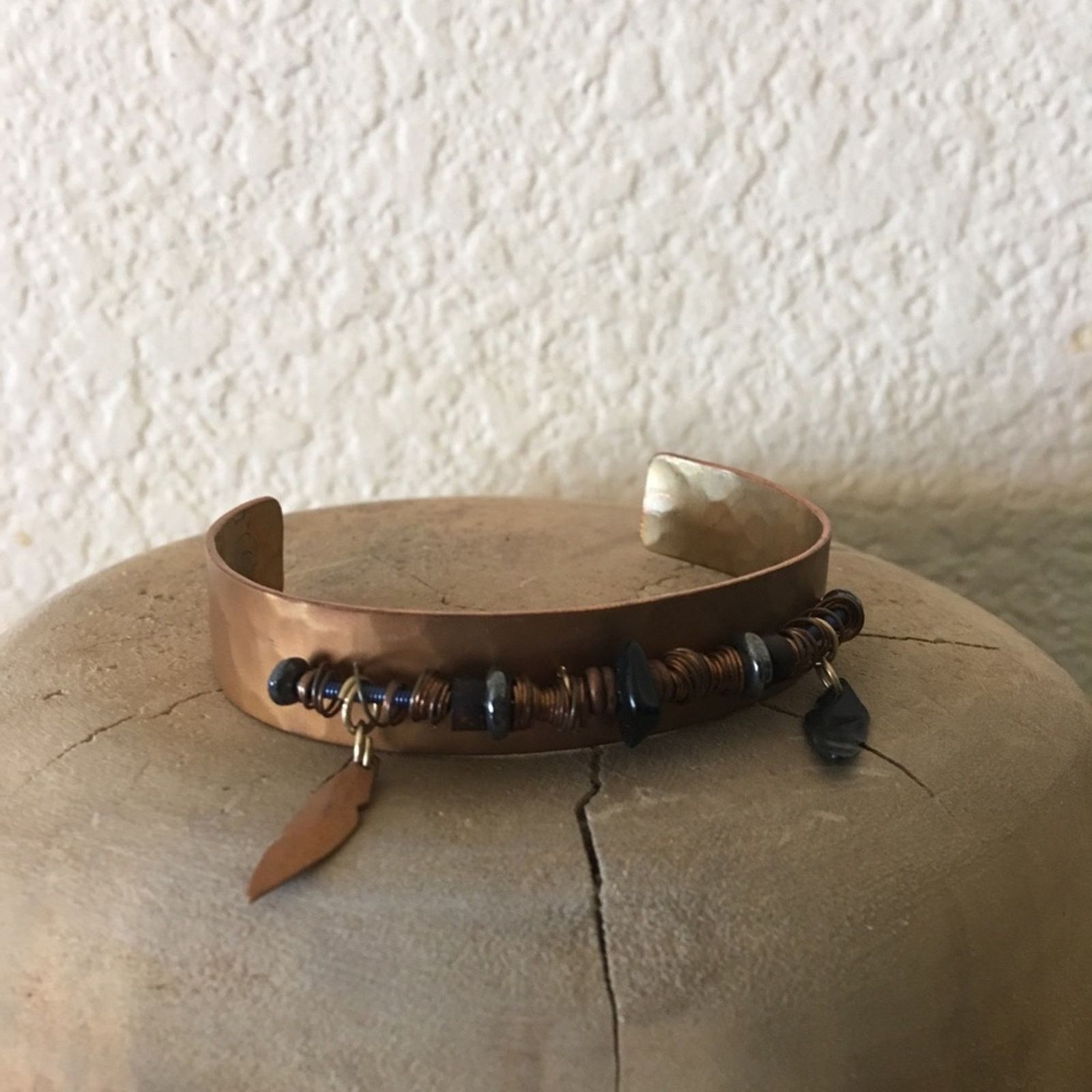 Handmade Vintage Holly Yashi Handmade Copper Cuff Bracelet Size ONE SIZE - 2 Thumbnail
