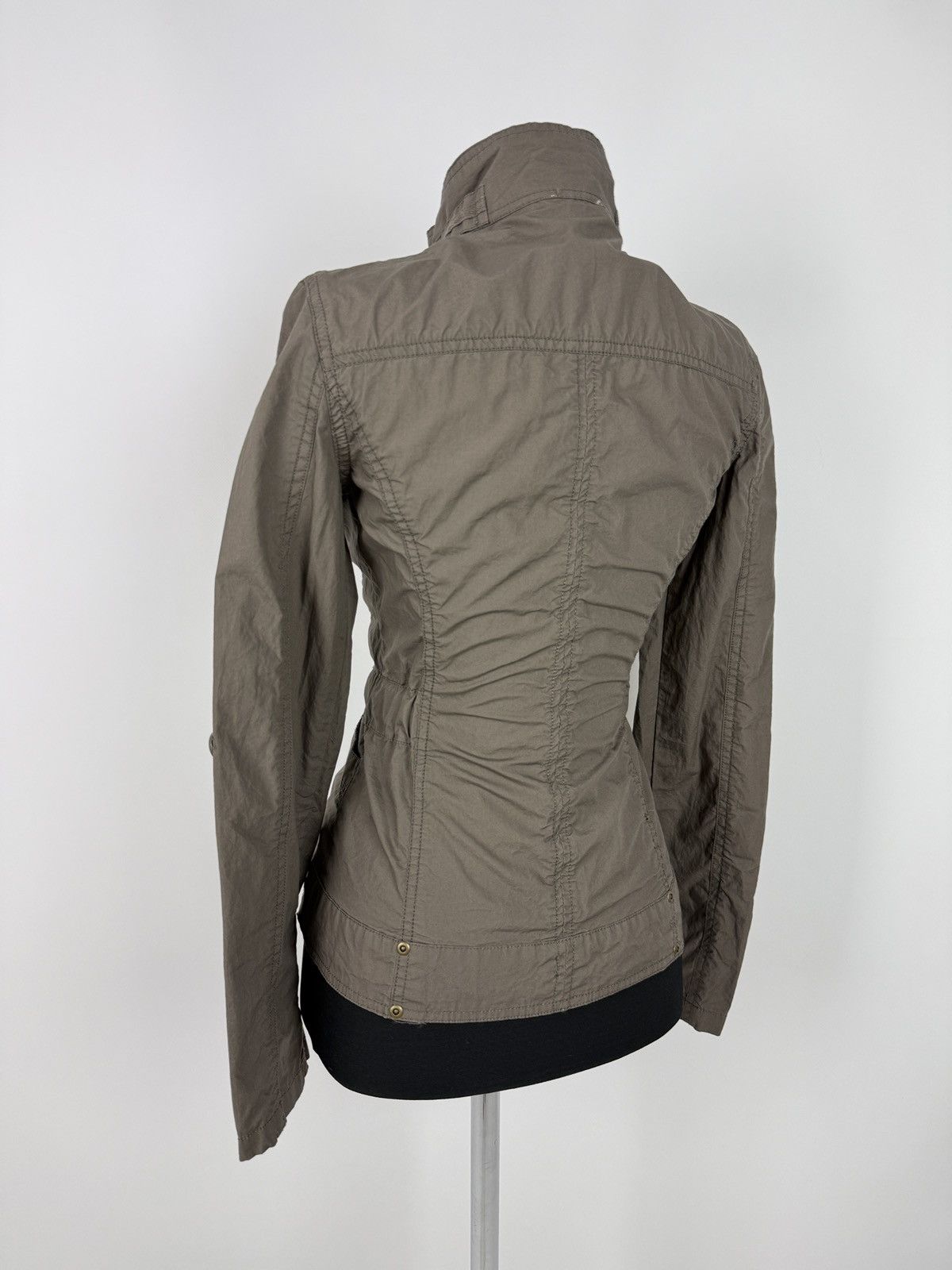 Vintage Y2K Vintage Pimkie Basic Fitted Brown Cargo Pocket Jacket S Size M / US 6-8 / IT 42-44 - 2 Thumbnail