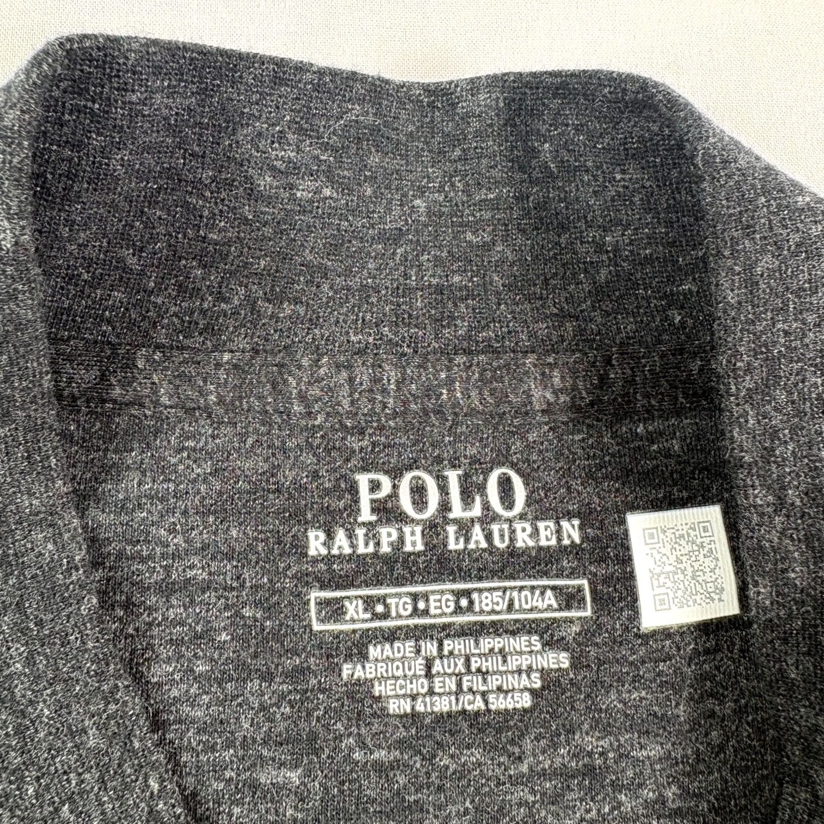 Polo Ralph Lauren Polo Ralph Lauren Mens Jacket Gray Full Zip Bomber XL Casual Mid-Length Nylon Cotton Blend Full Zip Logo Size US XL / EU 56 / 4 - 4 Thumbnail