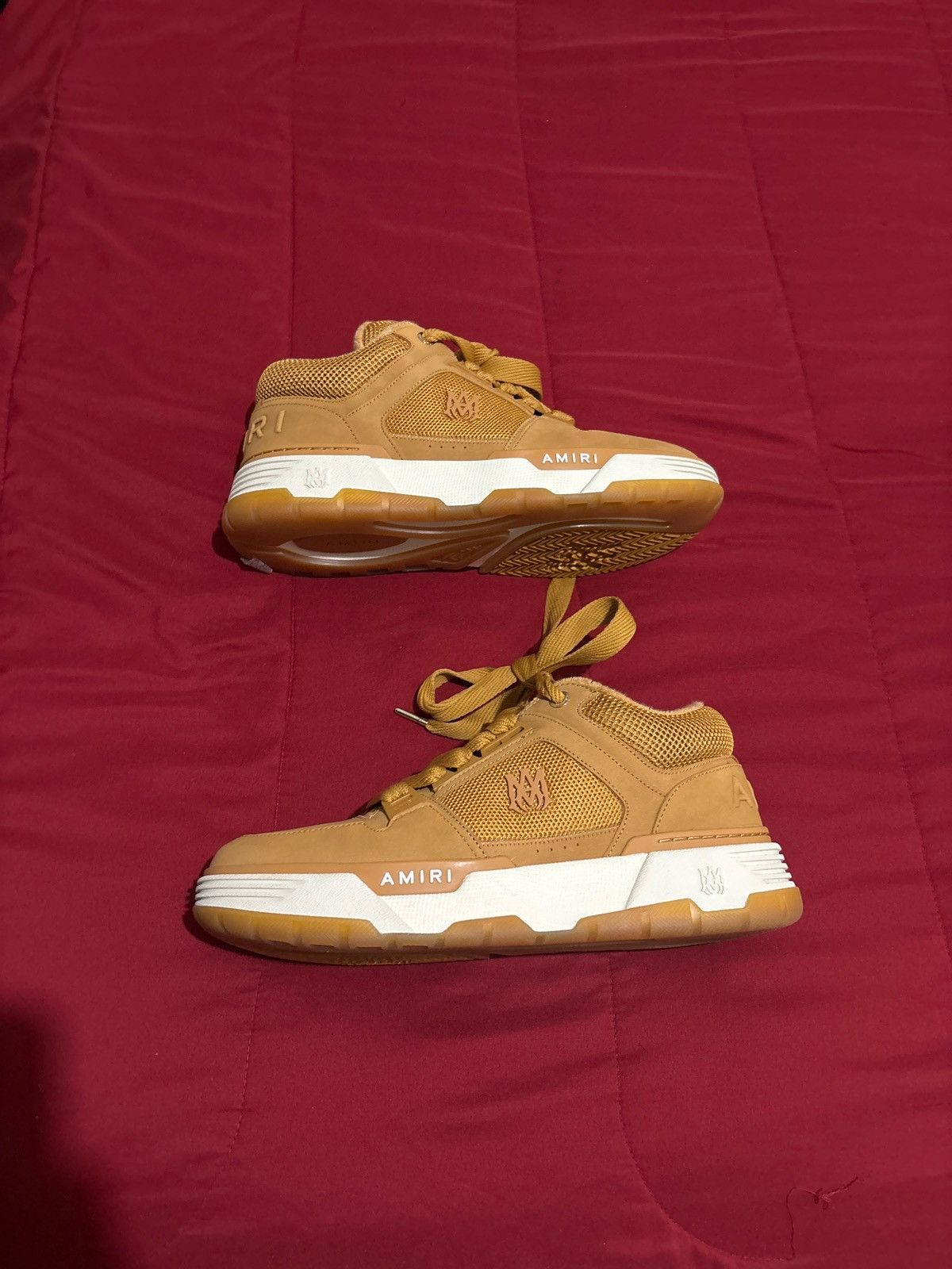 Amiri Amiri NUBUCK MA-1 “Wheat” Size US 12 / EU 45 - 5 Thumbnail