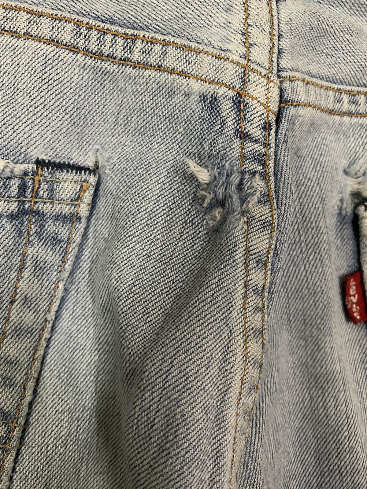 Levi's Vintage Clothing Vintage Y2K Levis 505 Blue Wash Straight Leg Jeans 33x28 Size US 33 - 15 Thumbnail