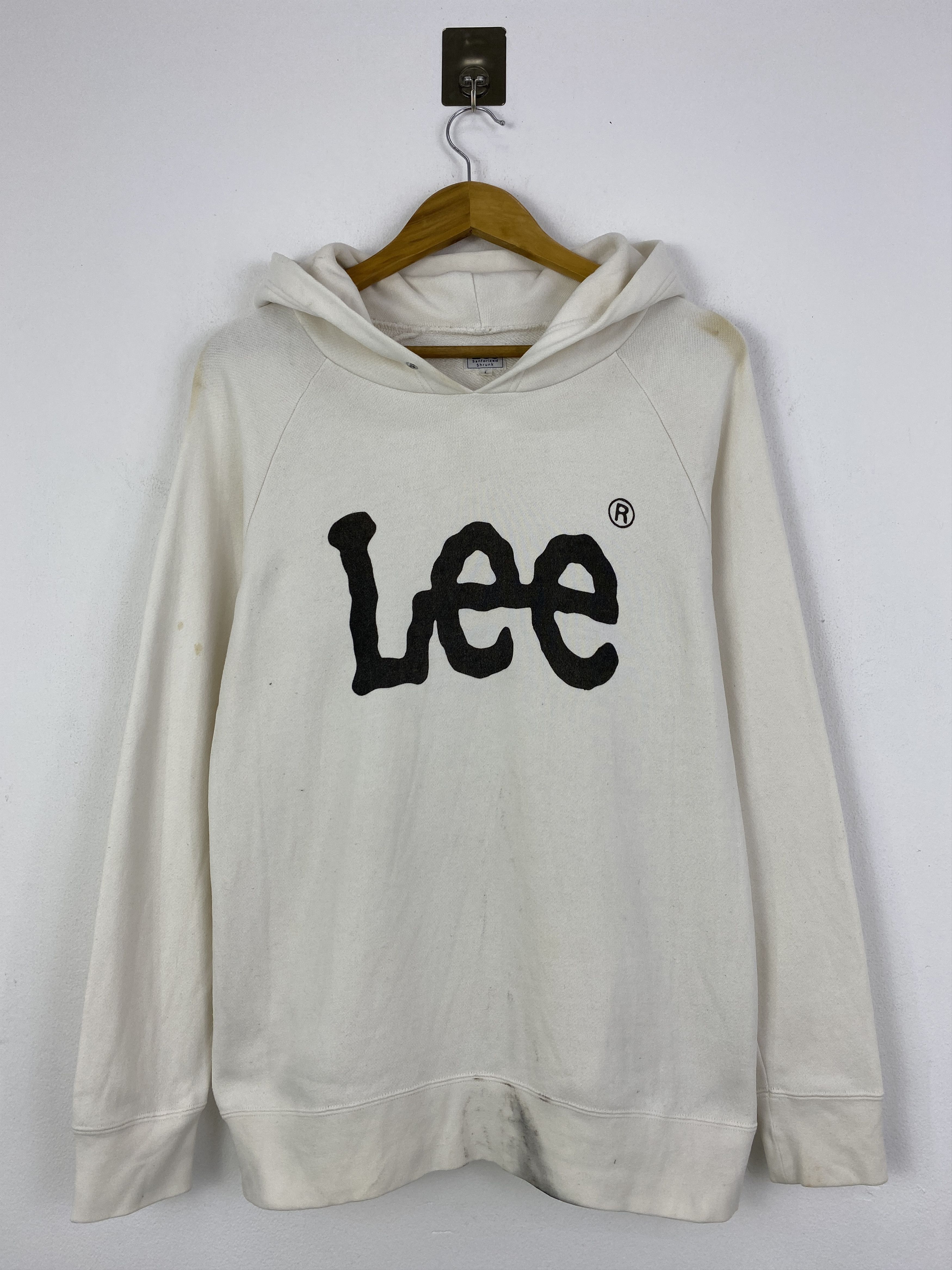 Lee Vintage Lee Big Logo Pullover Hoodie SH0160 Size US L / EU 52-54 / 3 - 1 Thumbnail