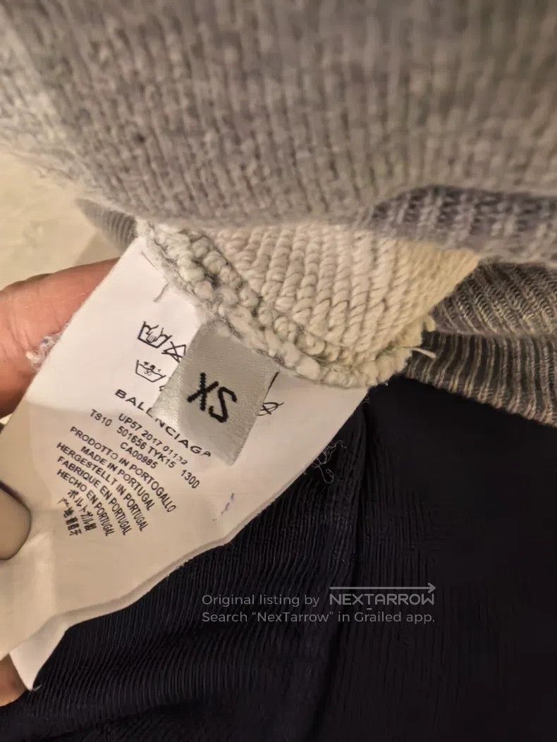 Balenciaga Balenciaga Rainbow lettering hooded sweatshirt, size XS Size US XS / EU 42 / 0 - 3 Thumbnail