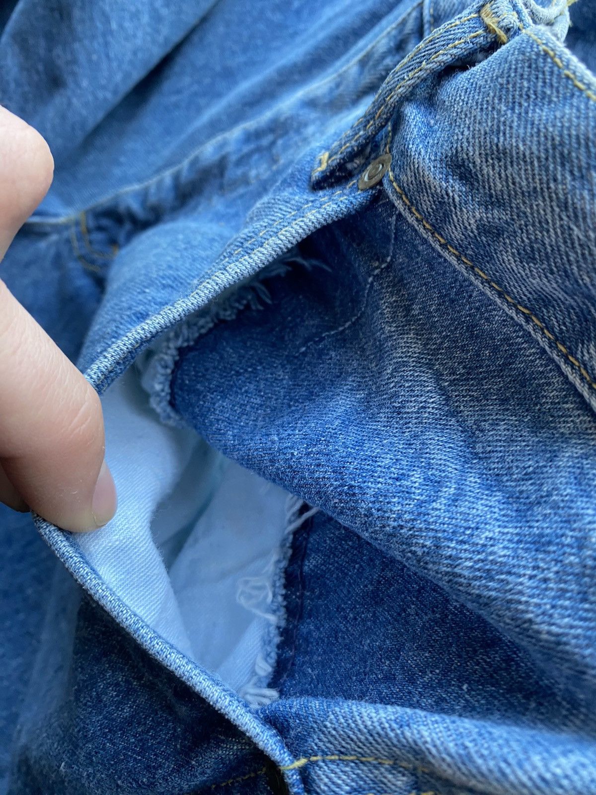 Lee 🔥80s Lee riders archive union made blue washed light jeans Size US 36 / EU 52 - 18 Thumbnail