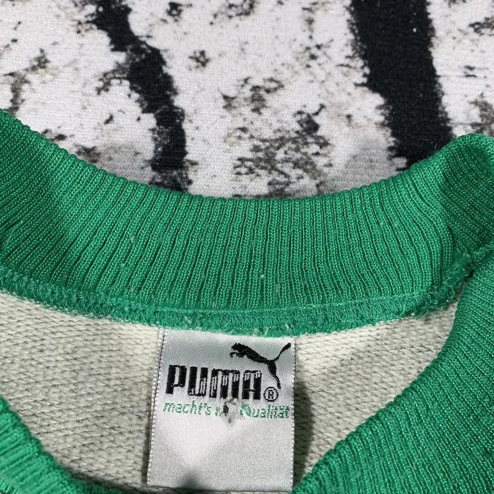 Puma Vintage 90’s PUMA Crewneck Sweatshirt Boxy Big Logo Rare Size US XL / EU 56 / 4 - 8 Thumbnail