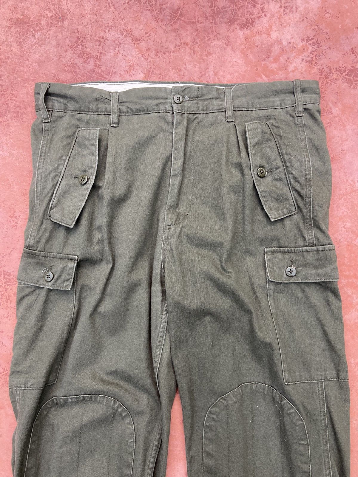 Japanese Brand Back Number military cargo pants parachute Size US 34 / EU 50 - 2 Thumbnail