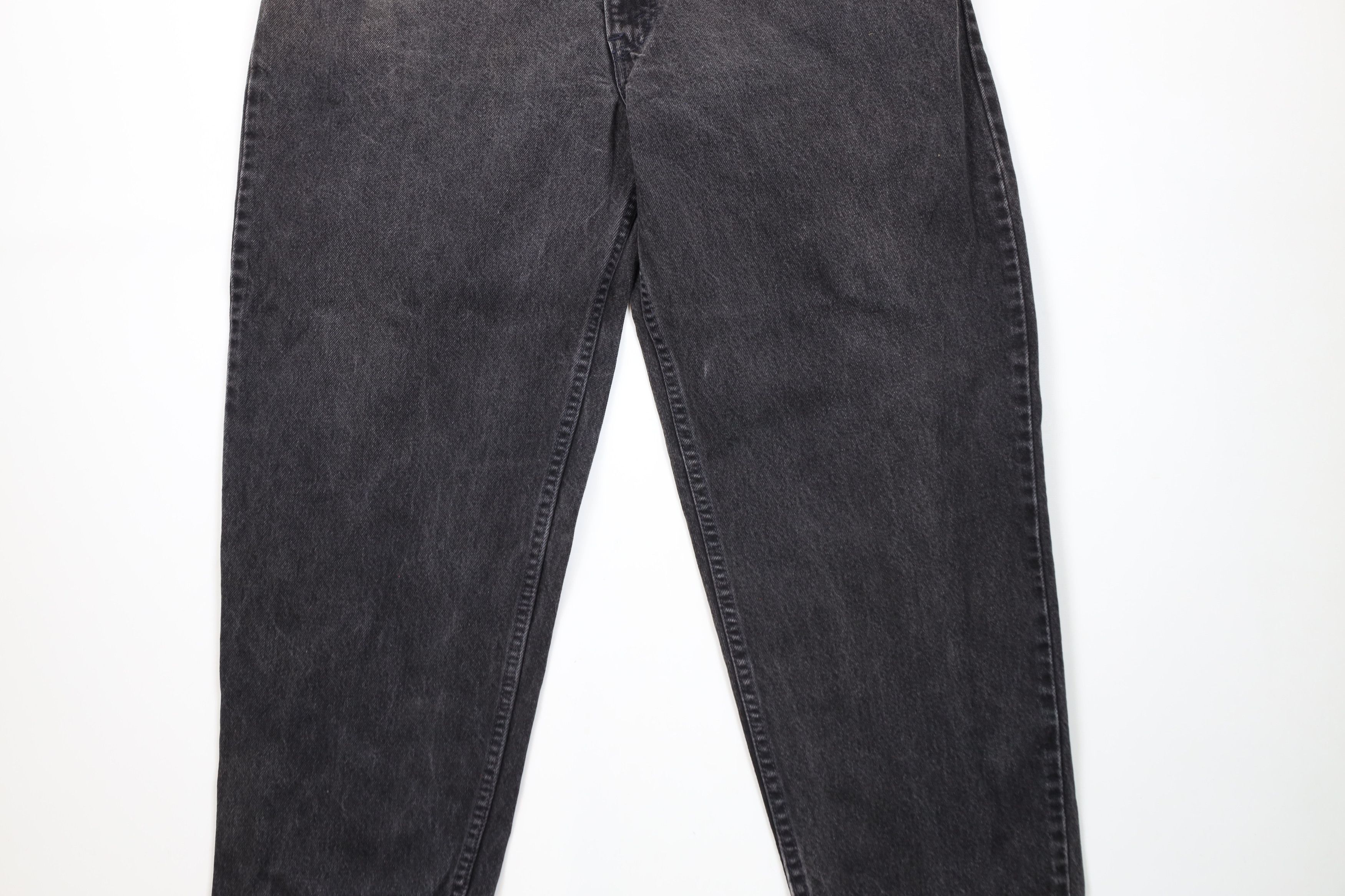 Levi's × Vintage Vintage 90s Levis 550 Orange Tab Tapered Leg Jeans Black USA Size US 40 / EU 56 - 3 Thumbnail