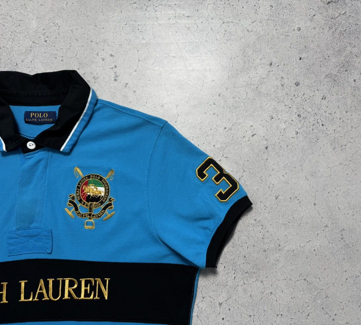 Polo Ralph Lauren Polo Ralph Lauren UAE #3 Vintage Polo Shirt Big Logo Size US M / EU 48-50 / 2 - 2 Thumbnail