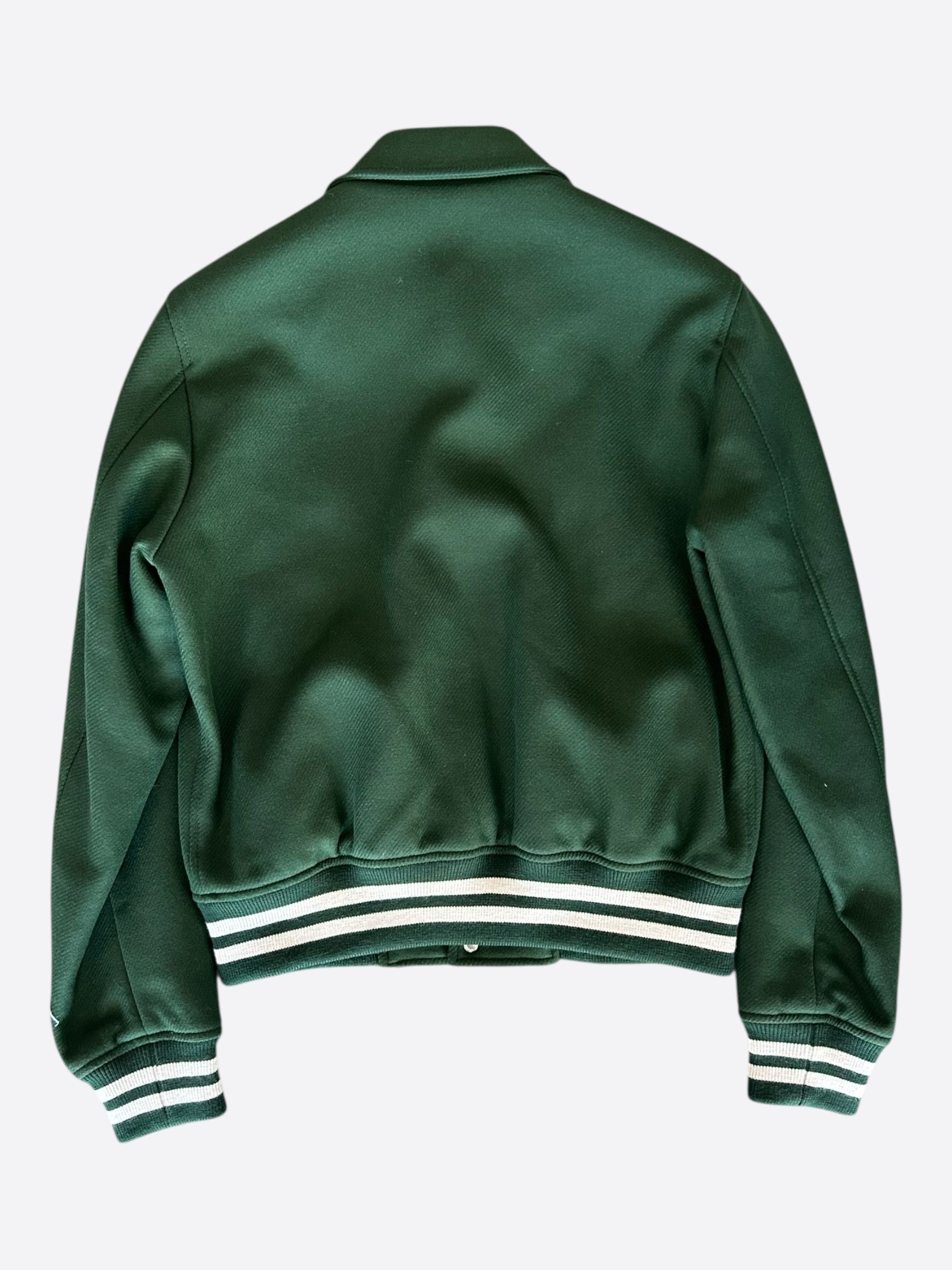 Amiri Amiri Green & White Bones Varsity Jacket Size US XL / EU 56 / 4 - 2 Thumbnail