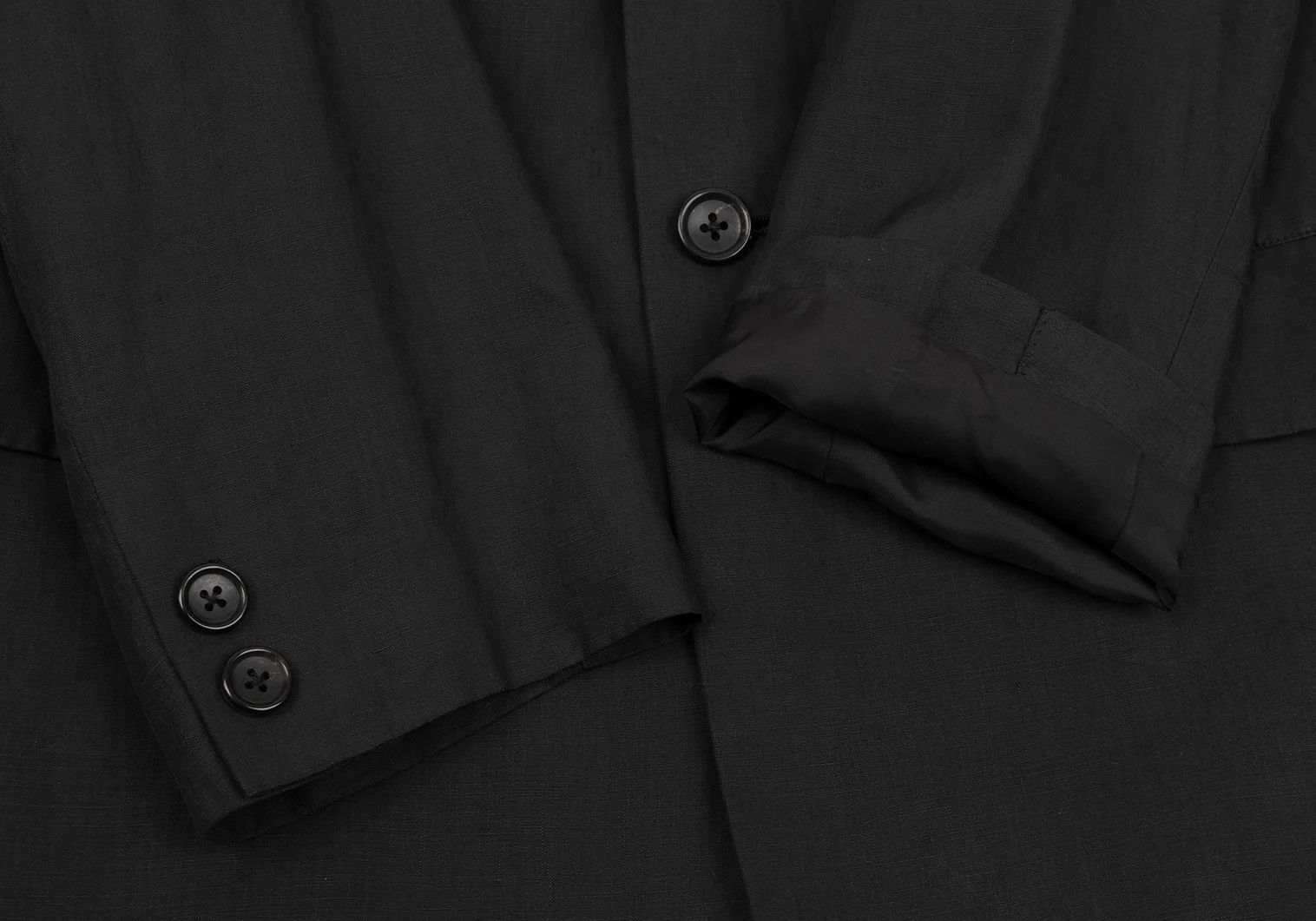 Yohji Yamamoto Yohji Yamamoto Botanical Patch Linen Long Jacket Size US S / EU 44-46 / 1 - 10 Thumbnail