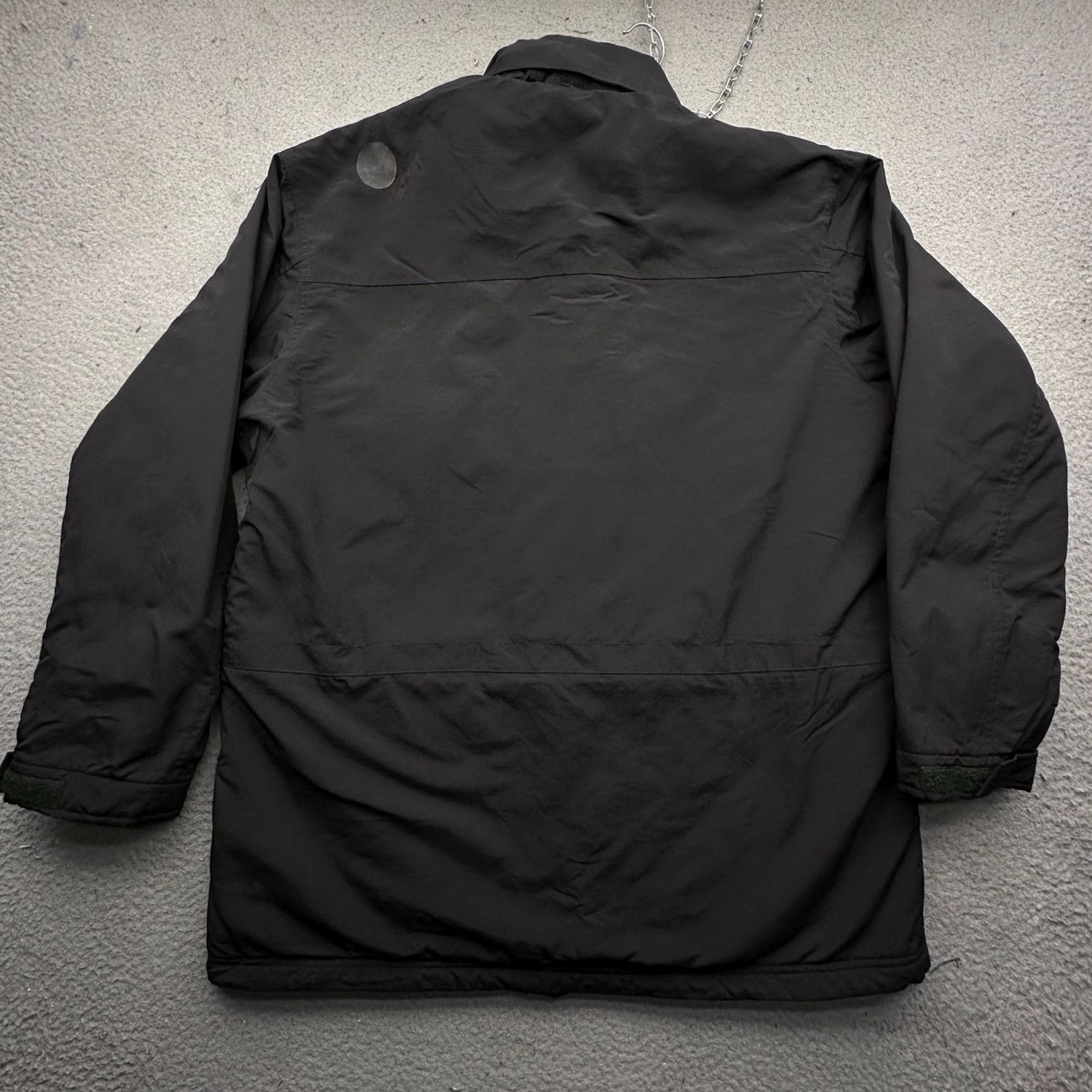 Vintage L.L. Bean Mountain Classic Water-Resist Men Large Jacket Black Patch Hole Hooded Parka 0 UU64 Size US L / EU 52-54 / 3 - 7 Thumbnail