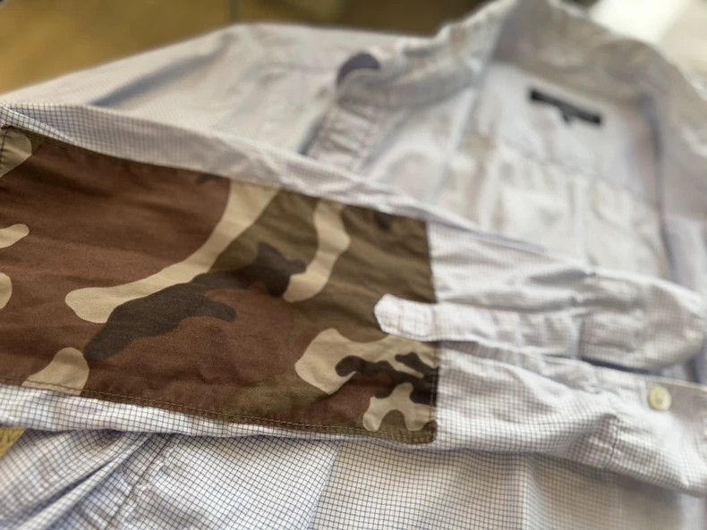Comme des Garcons Comme Des Garcons Camo Patchwork Shirt Size S / US 4 / IT 40 - 6 Thumbnail