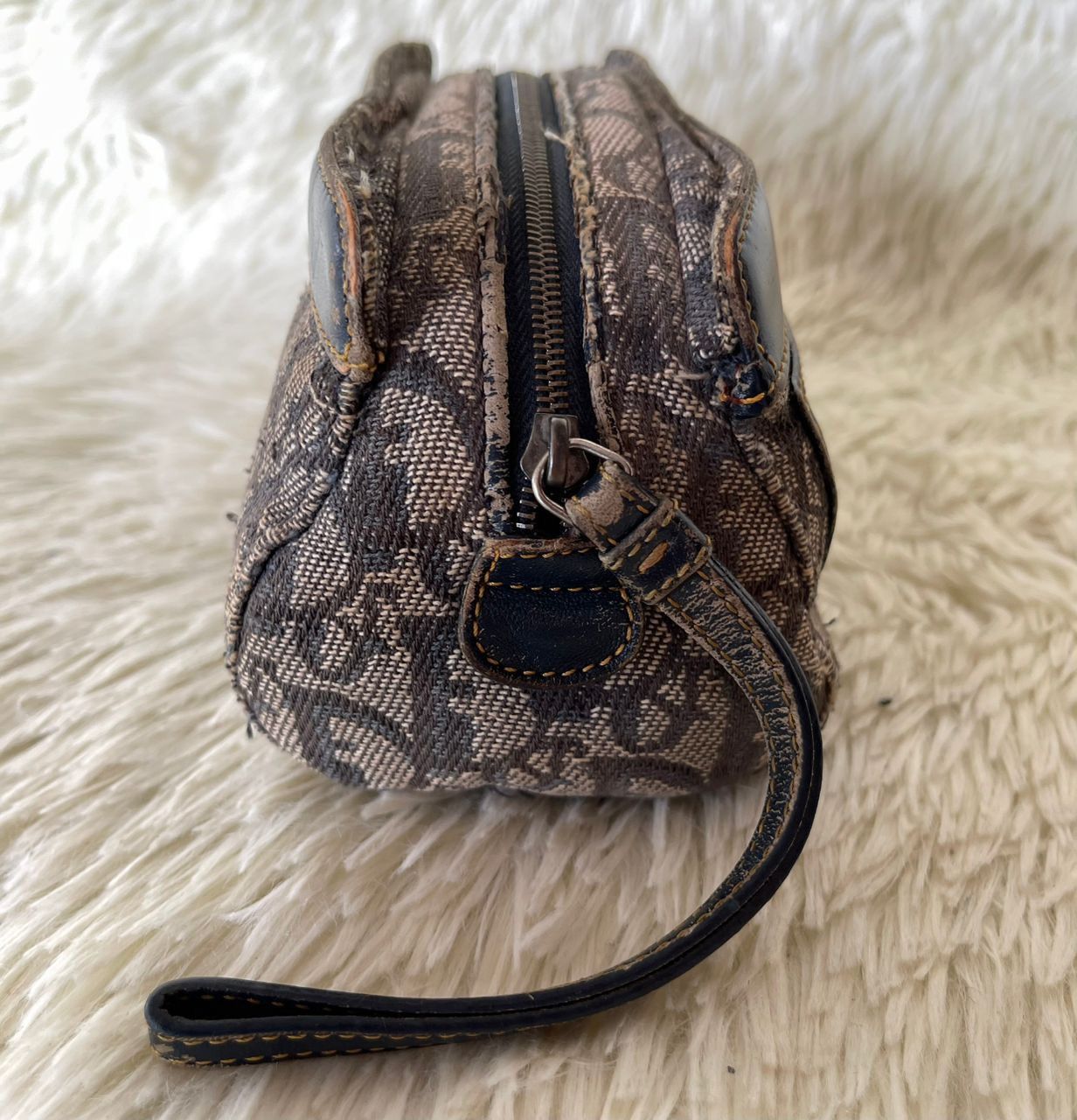 Christian Dior Monsieur × Vintage Christian Dior Trotter Toiletry Pouch Clutch Bag Size ONE SIZE - 8 Thumbnail