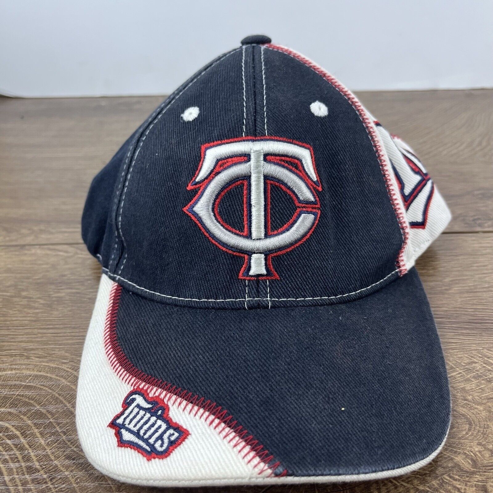 Other Minnesota Twins Blue Hat Blue MLB Twins Adjustable Hat Blue Size ONE SIZE - 4 Thumbnail