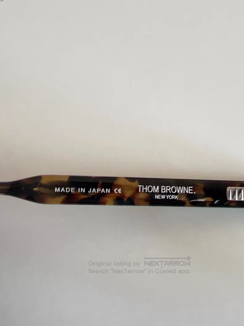 Thom Browne Thom Browne Tortoise Shell Eyeglass Frame Size ONE SIZE - 4 Thumbnail