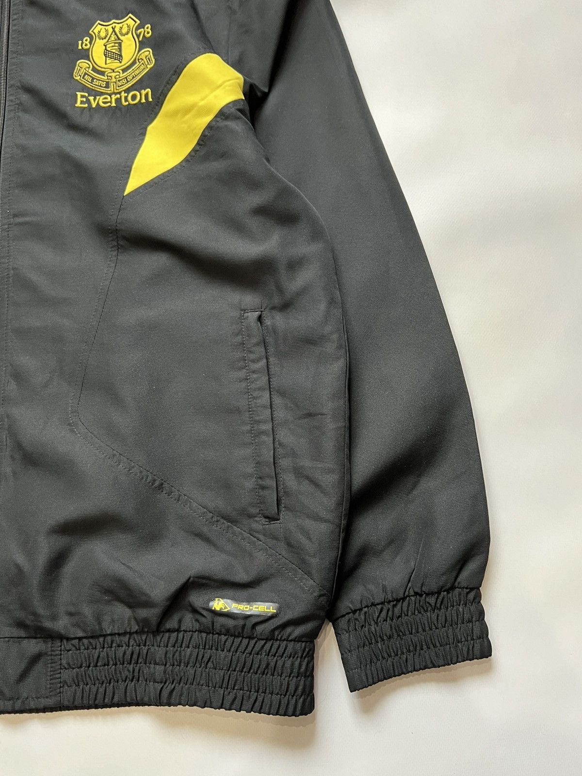 Vintage 00's Everton Le Coq Sportif Black Zip Track