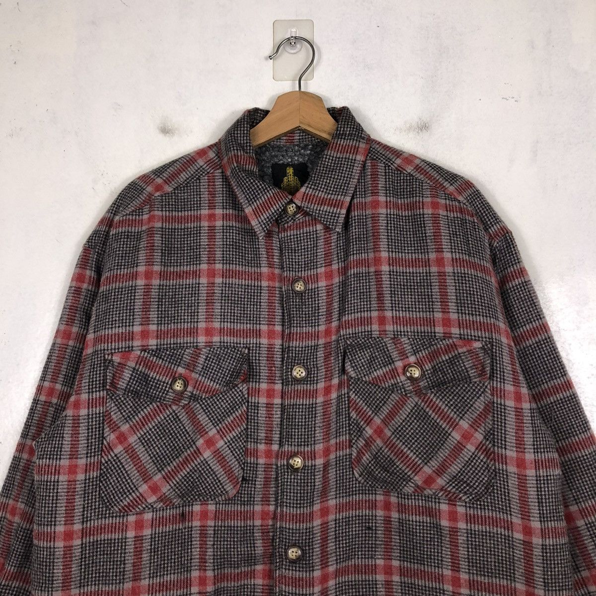 Japanese Brand 📌VINTAGE FLANNEL SHIRT JACKET TURNING POINT TARTAN DESIGN Size US L / EU 52-54 / 3 - 4 Thumbnail