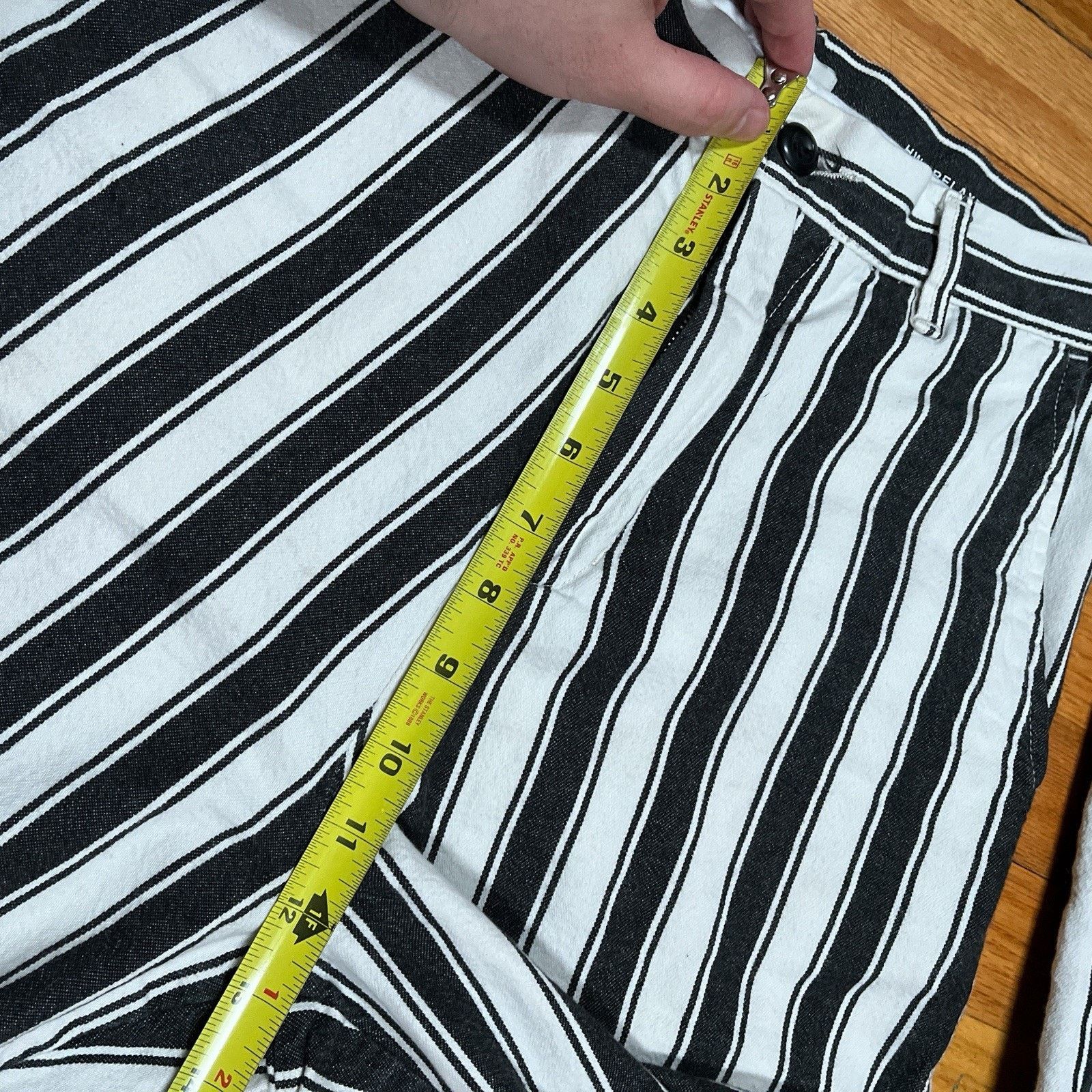 Carhartt Wip Carhartt WIP Cardony Pant Womens Black White Striped 26x27 Size 26" / US 2 / IT 38 - 8 Thumbnail