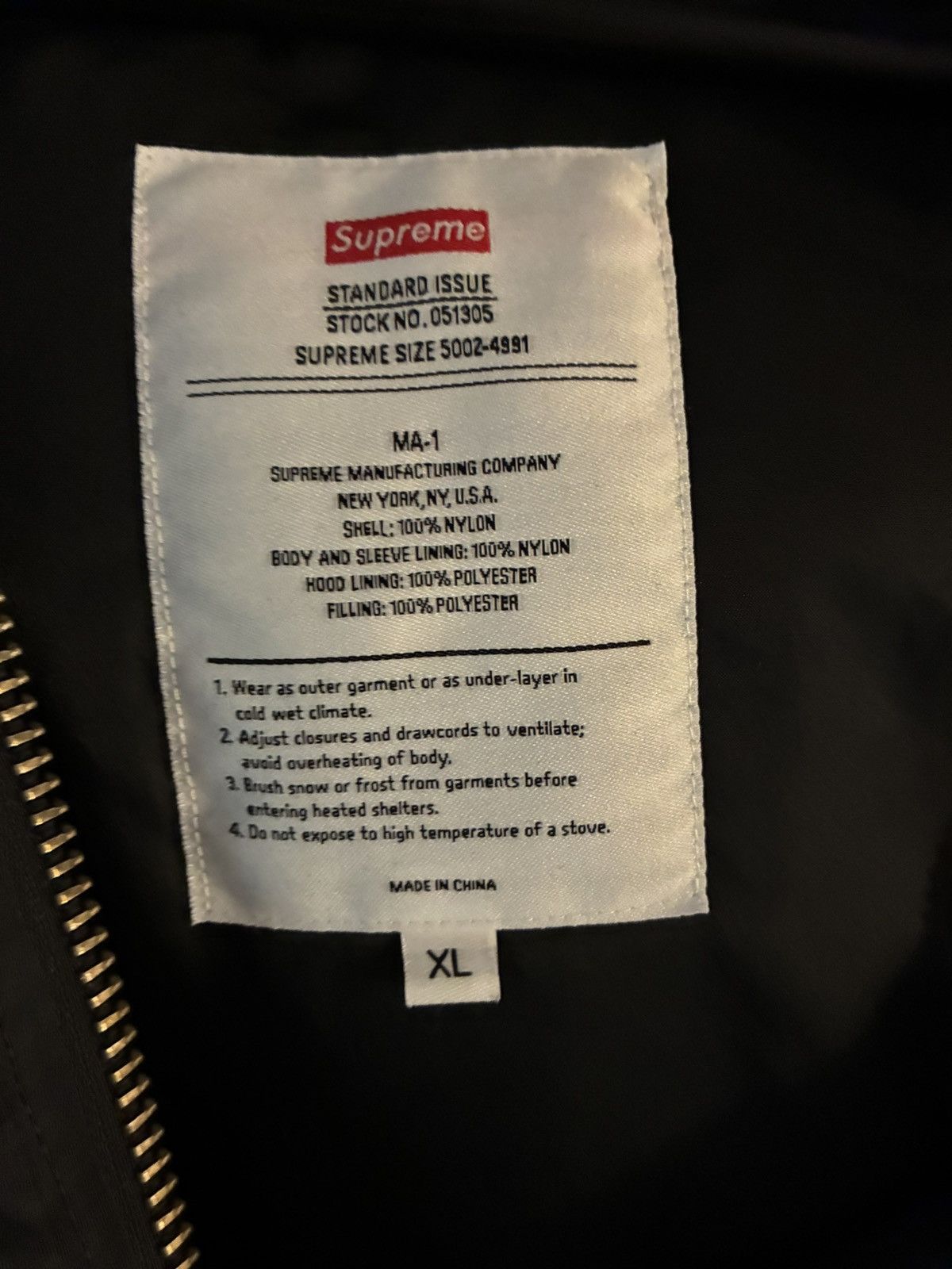Playboy × Supreme Supreme x Playboy, MA-1 Bomber Jacket Size US XL / EU 56 / 4 - 5 Thumbnail