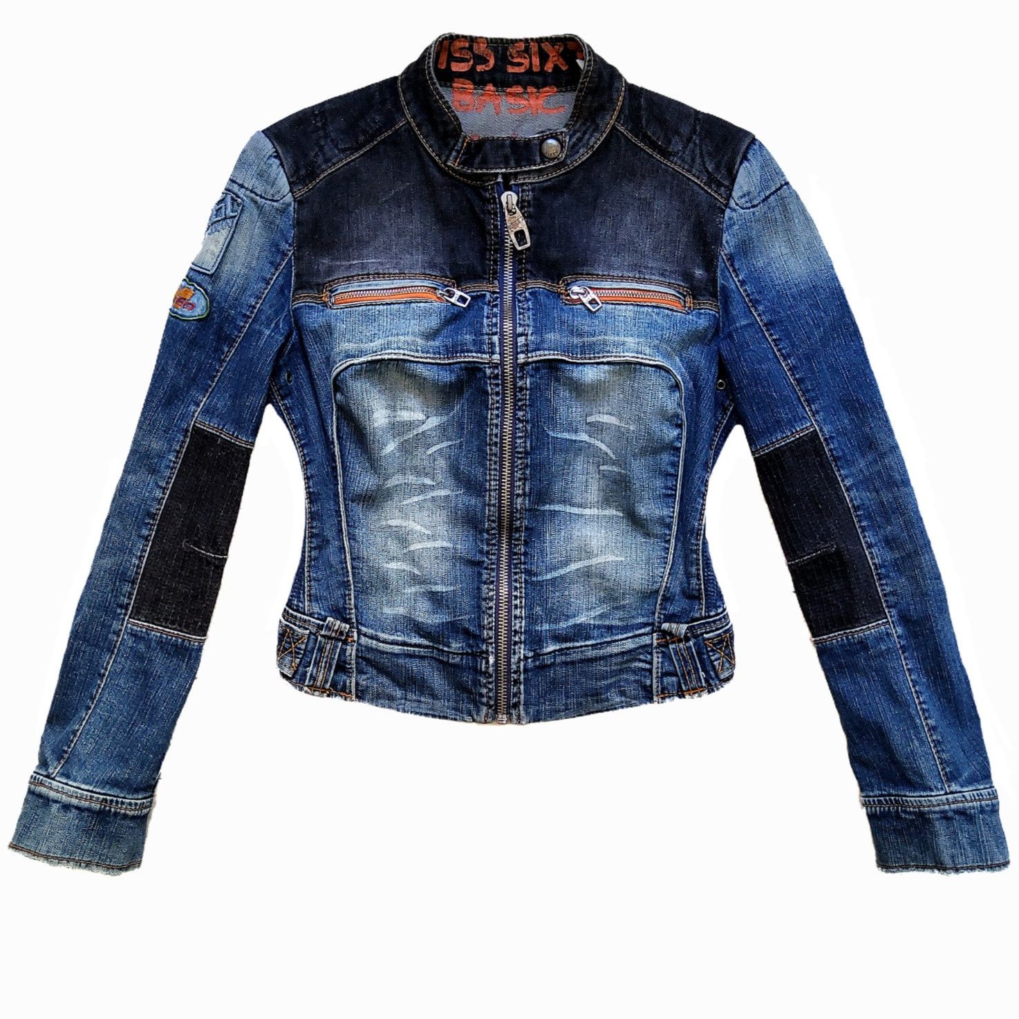 Miss Sixty Miss Sixty rare vintage y2k moto racer biker denim jacket Size M / US 6-8 / IT 42-44 - 1 Thumbnail