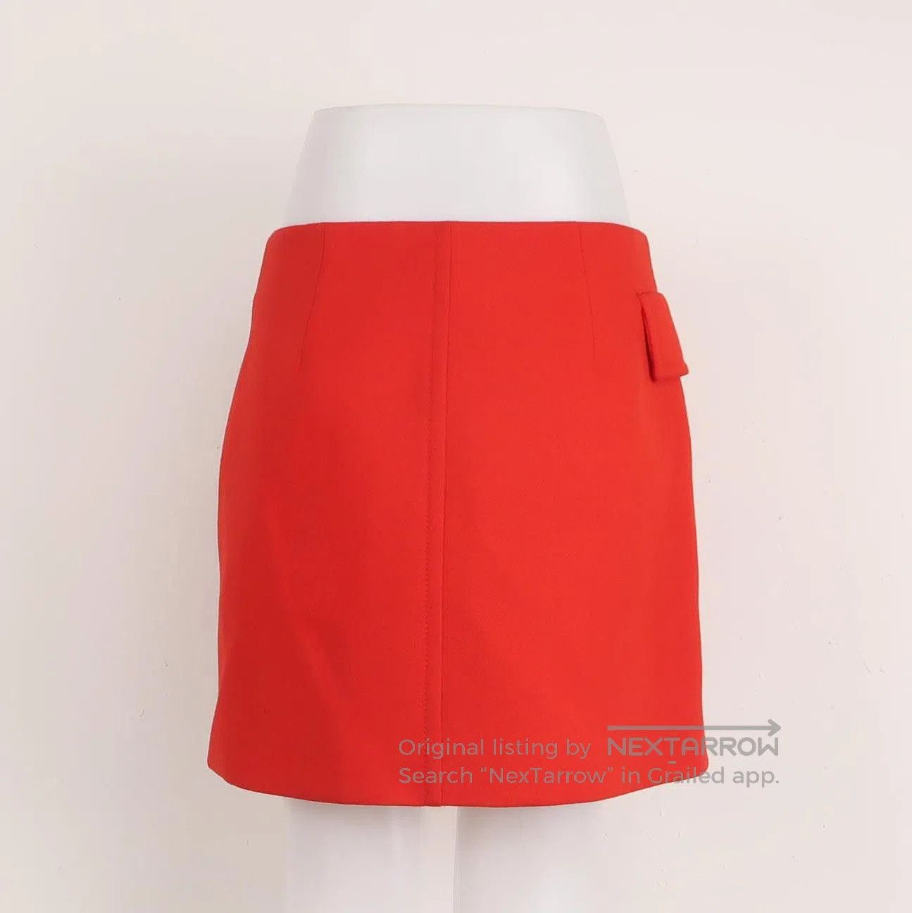 Prada Prada Color Block Wool Mini Skirt 0089. Size 39" - 2 Thumbnail