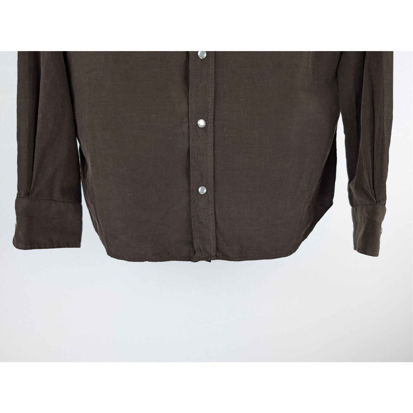 Tom Ford o1rshd1 CC20 Button up Shirt in Dark Brown Size US S / EU 44-46 / 1 - 4 Thumbnail