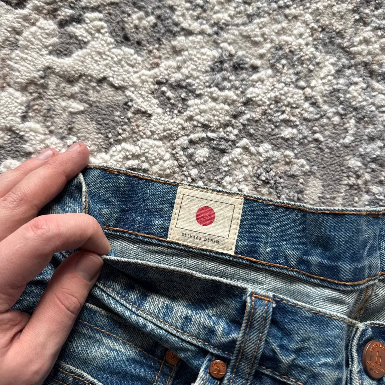 Han Kjobenhavn Japan Selvedge Tapered Selvage Denim Jeans