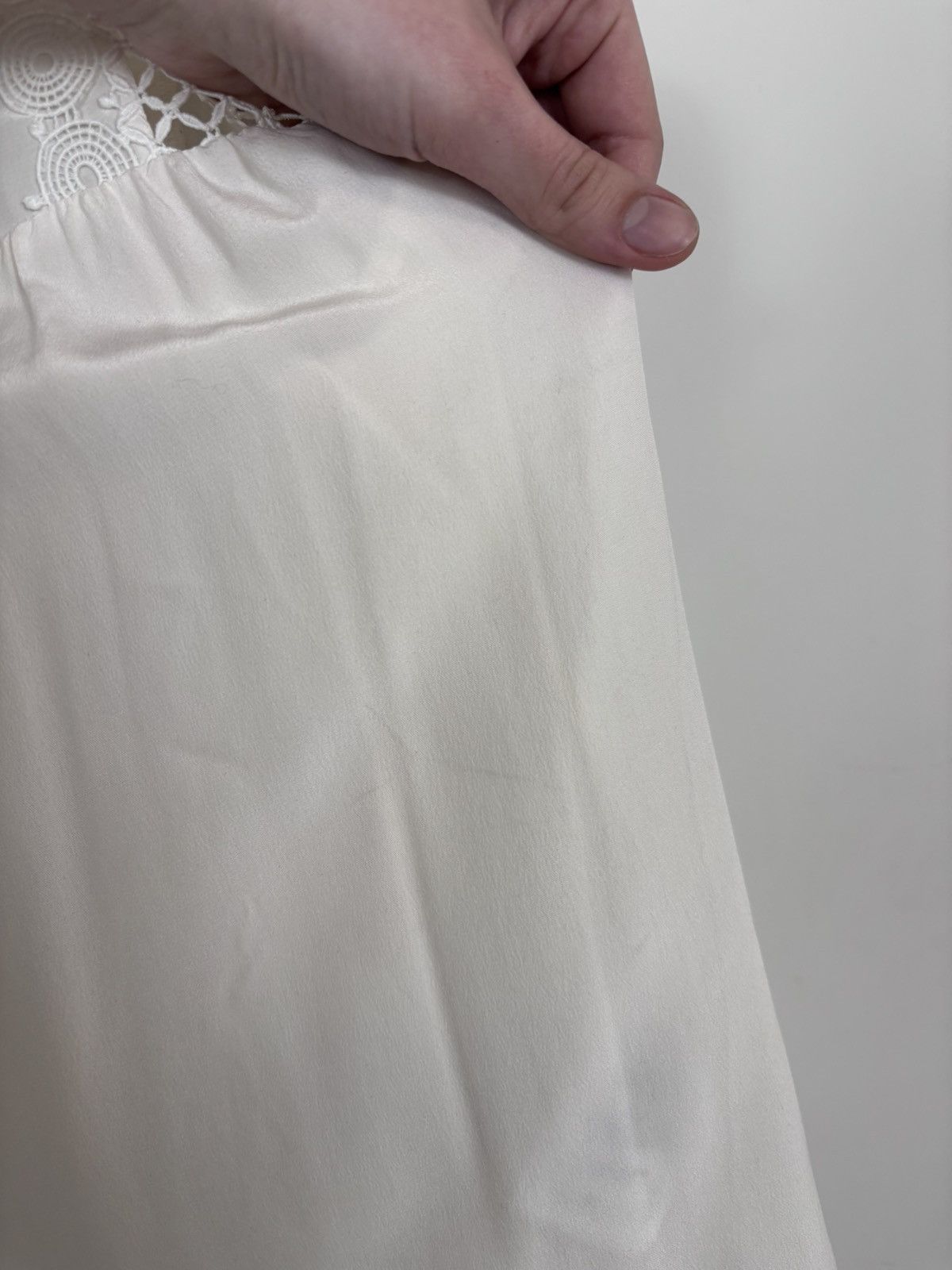 Sandro Sandro H18 Tommy NWT Women’s White Silk Long Sleeve Blouse Size S / US 4 / IT 40 - 8 Thumbnail