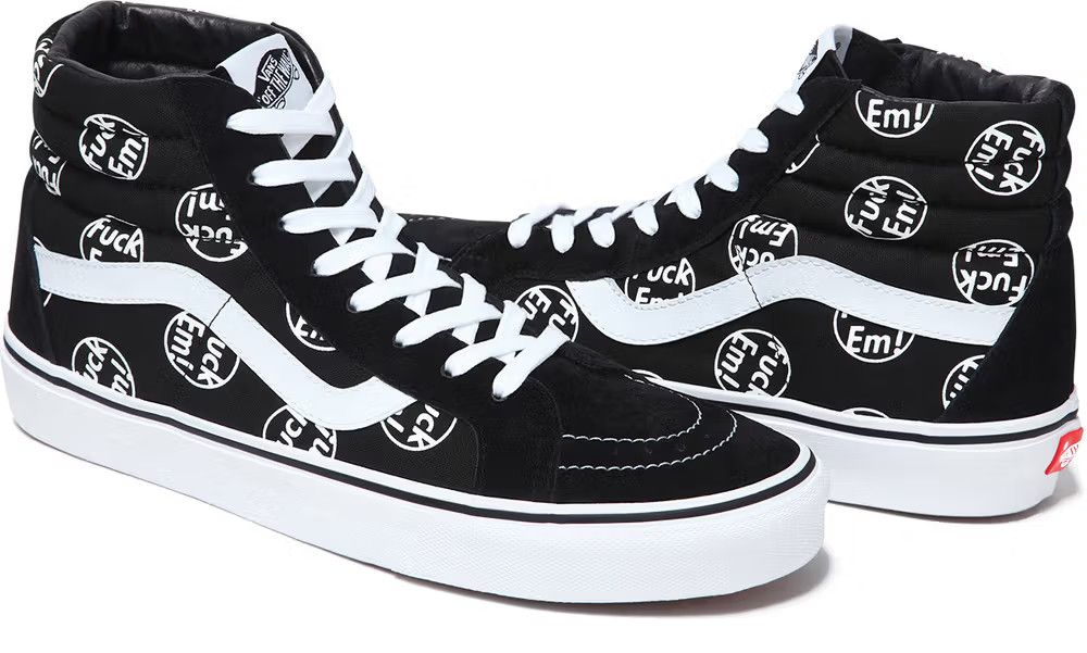 Supreme × Vans Supreme x Vans Fuck Em Sk8 Hi Size US 10.5 / EU 43-44 - 7 Thumbnail