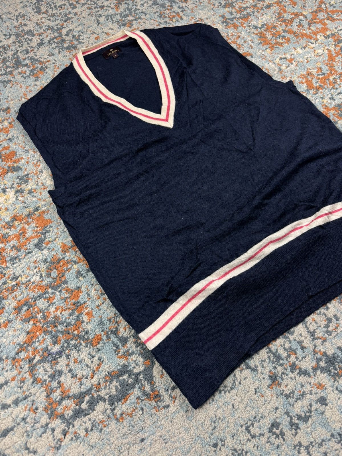 Mulberry Vintage Y2K Mulberry sleeveless sweater knit old money style Size US S / EU 44-46 / 1 - 3 Thumbnail