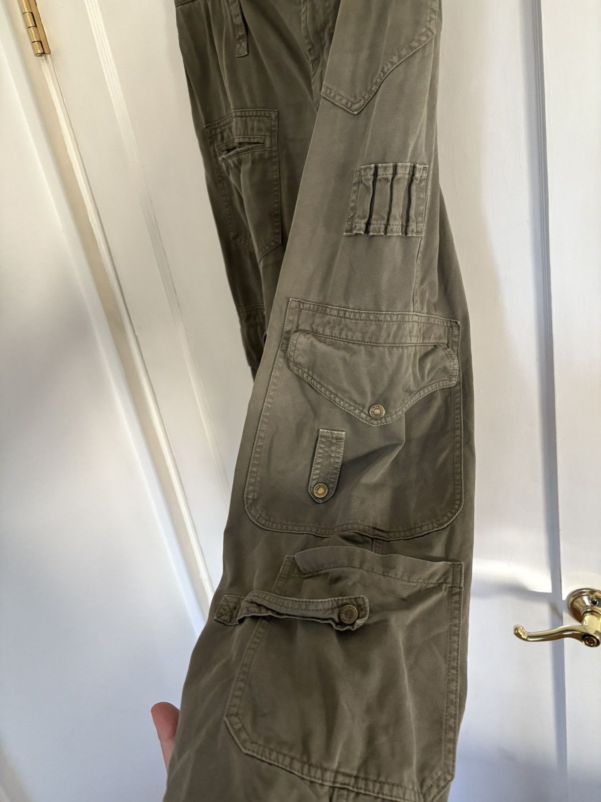 Dolce & Gabbana Dolce and Gabbana Vintage Olive Cargo Pants Size US 34 / EU 50 - 2 Thumbnail