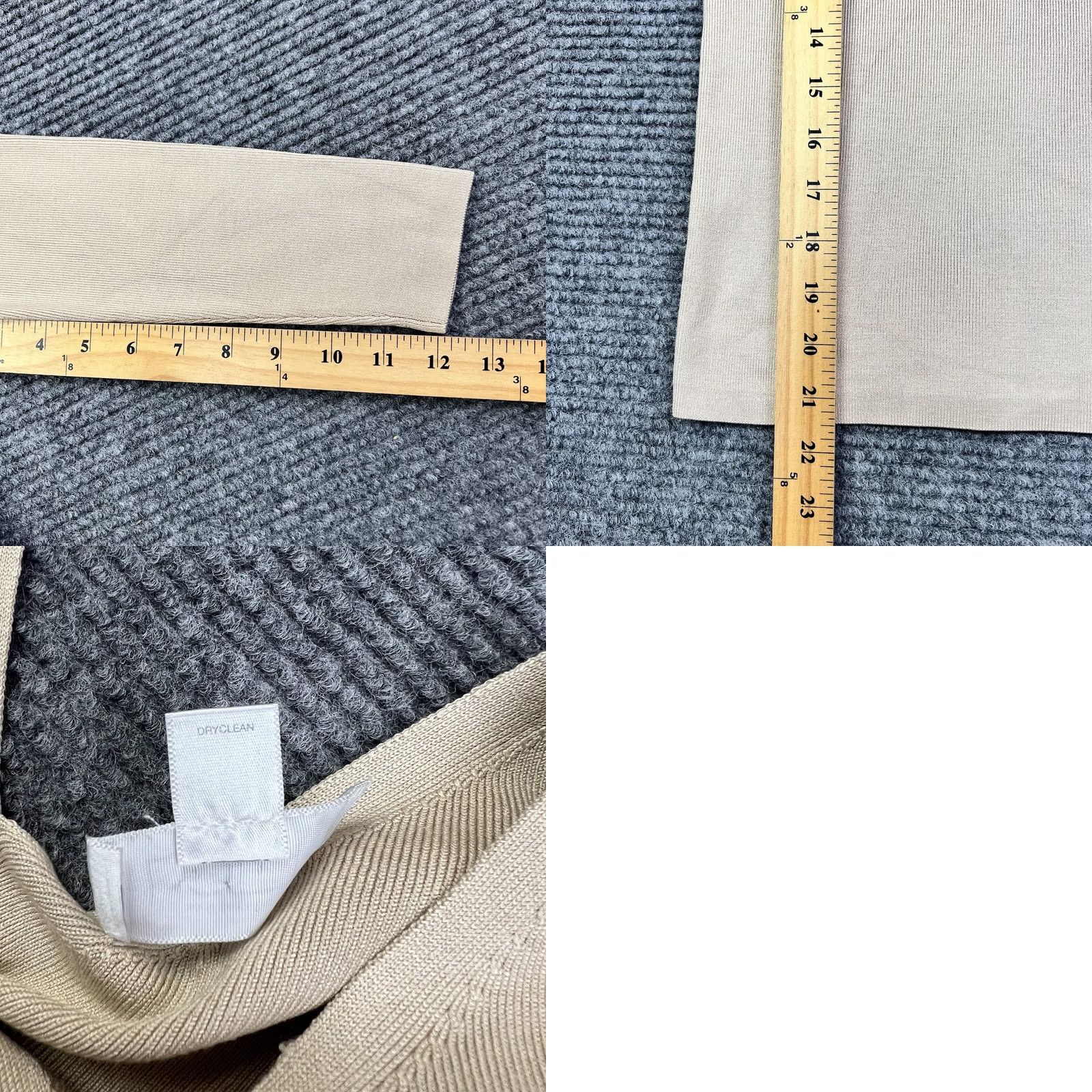 Ann Taylor VINTAGE? No, use original: Ann Taylor Loft V-Neck Flattering Stretch Fit Shirt Women’s XS Beige 3/4 Sleeve Size XS / US 0-2 / IT 36-38 - 9 Thumbnail