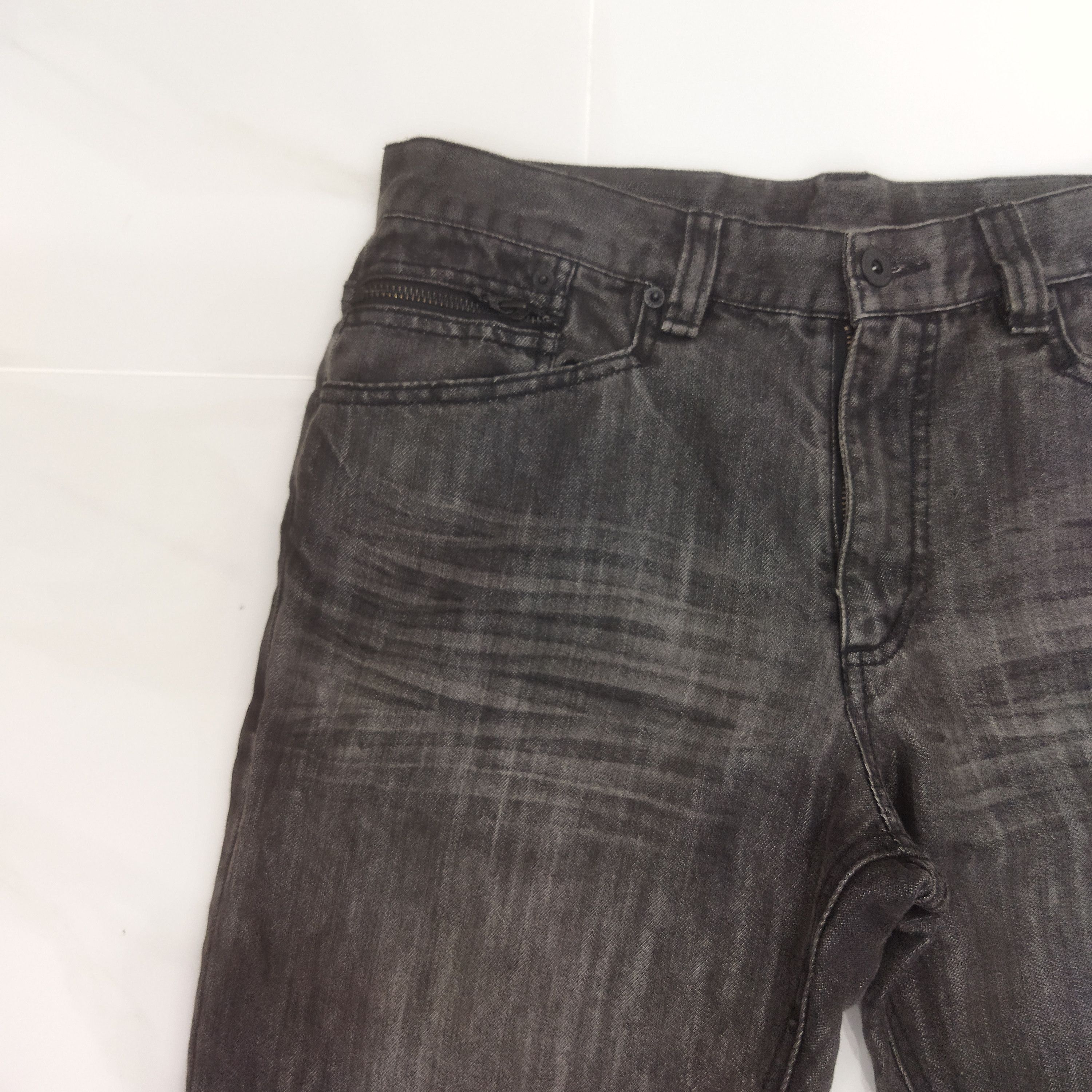 Japanese Brand MALE & CO BLACK JEANS PANTS Size US 32 / EU 48 - 4 Thumbnail